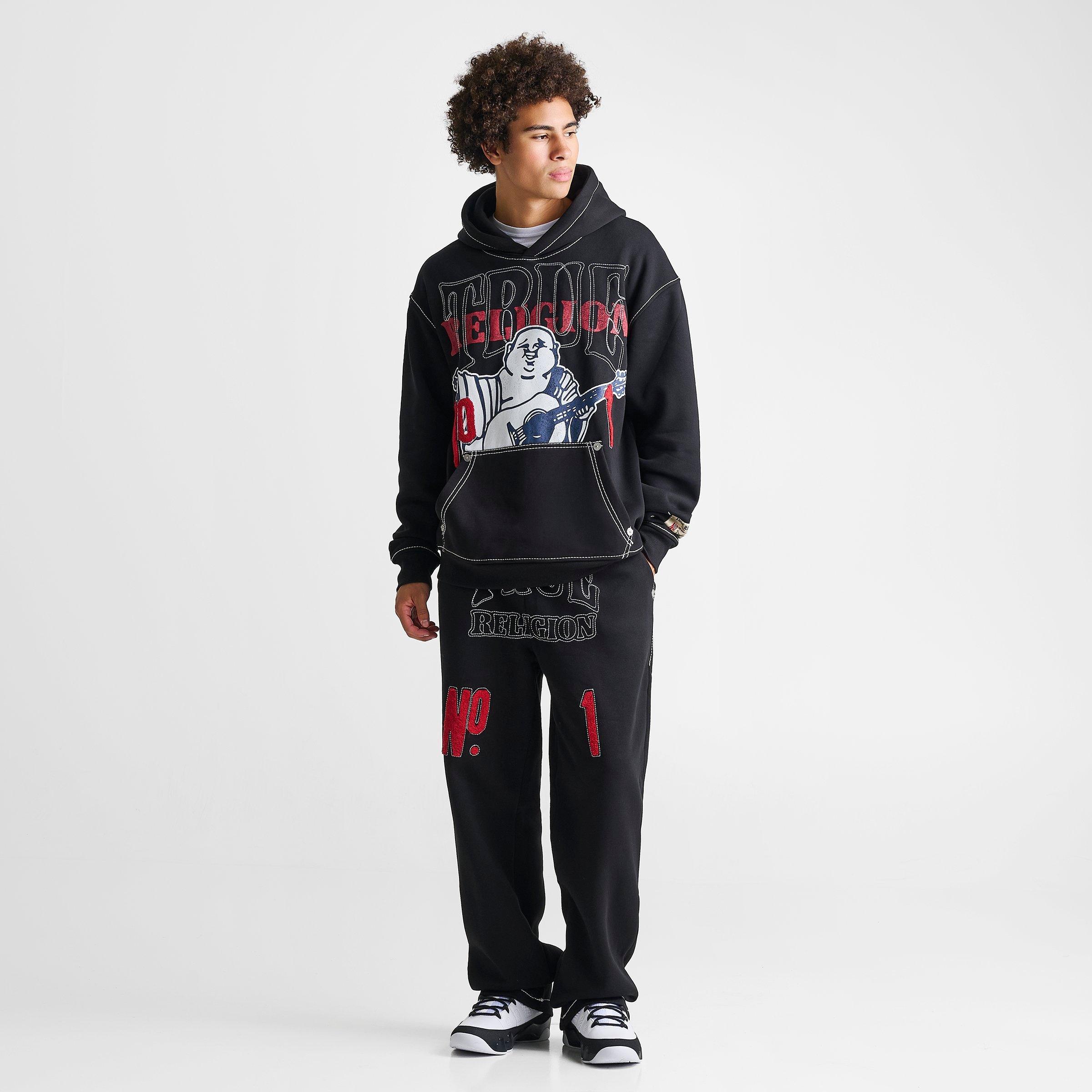 Men's True Religion No. 1 Logo Big T Fleece Sweatpants