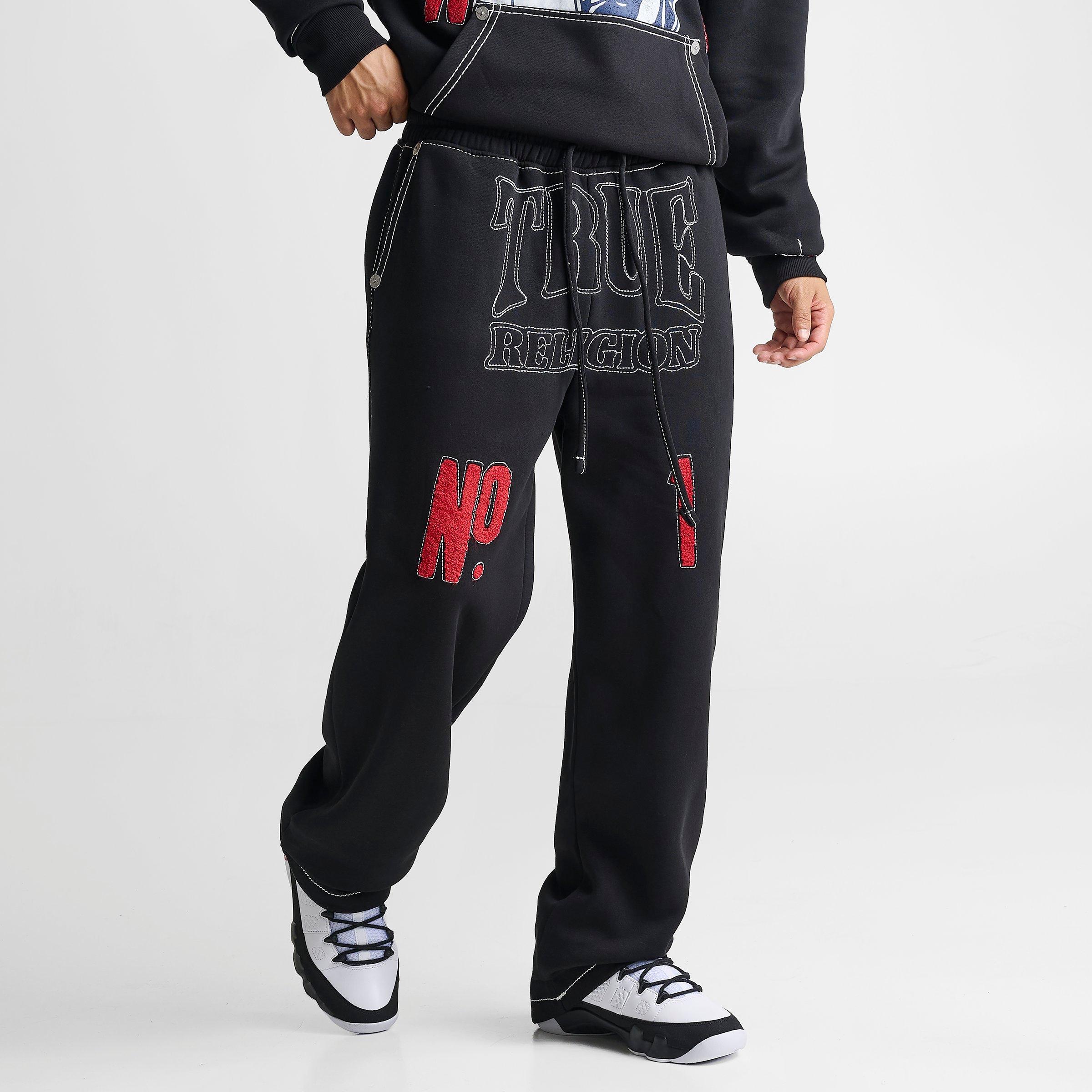 Men's True Religion No. 1 Logo Big T Fleece Sweatpants