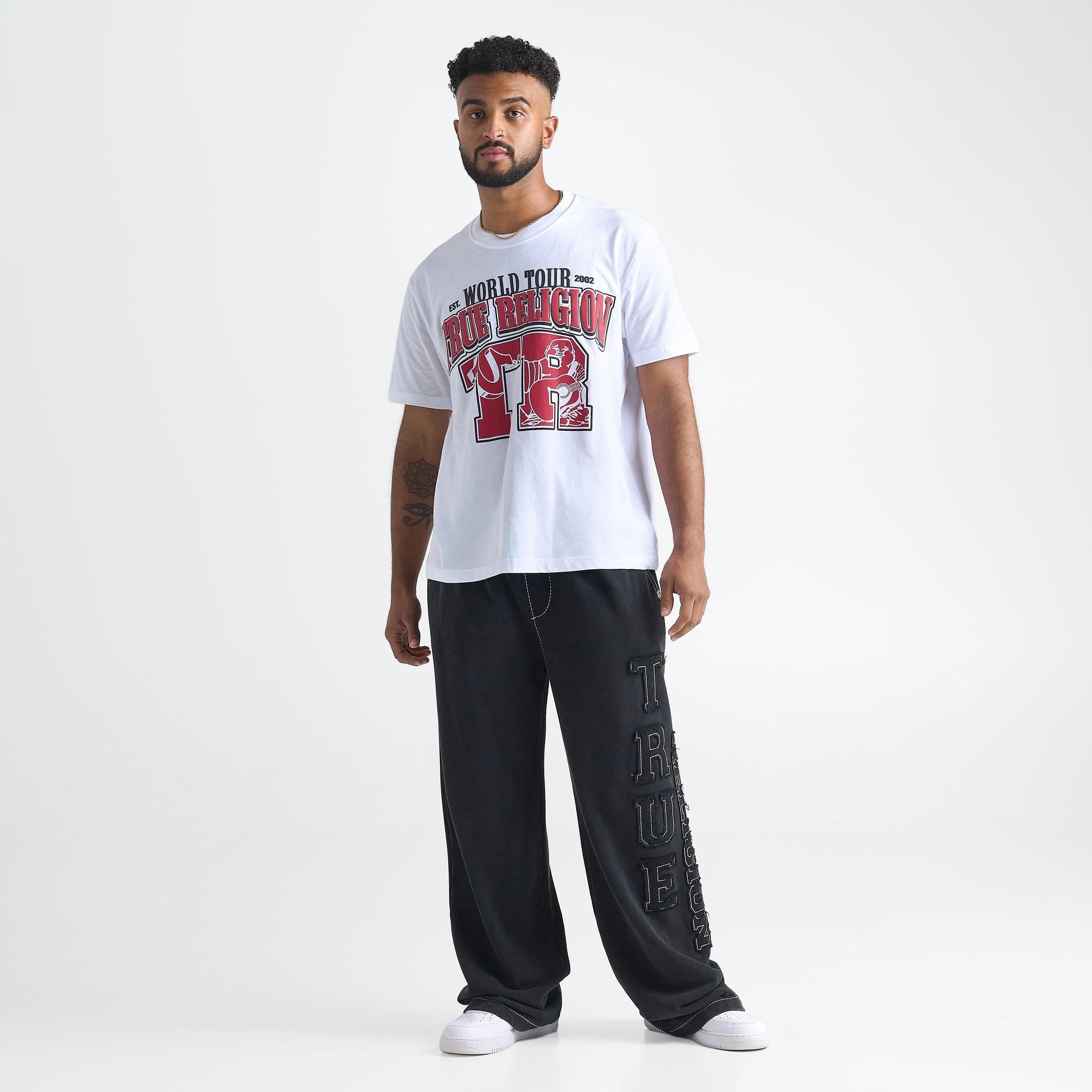Men's True Religion Arched Logo Buddha T-Shirt