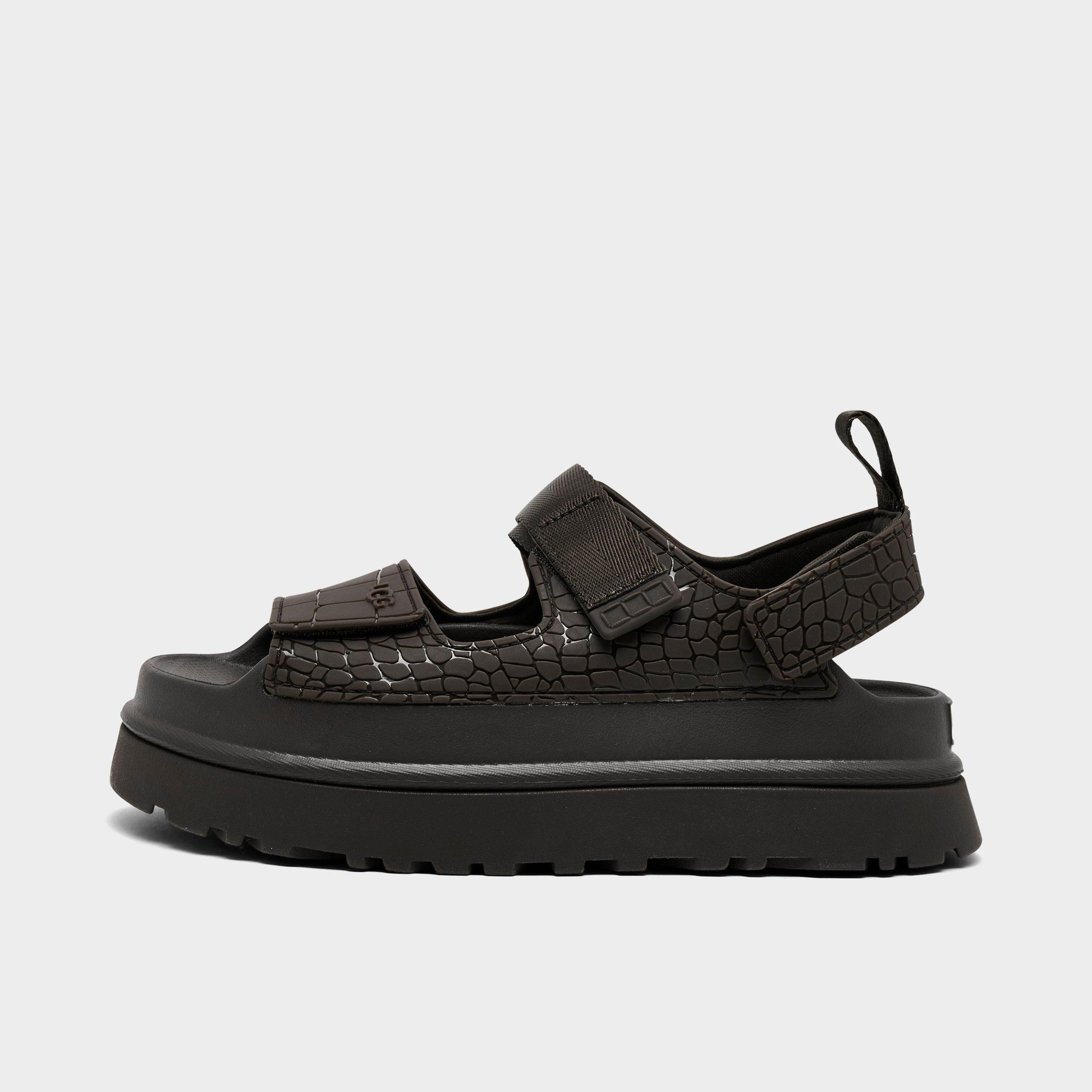 Women's UGG GoldenGlow Embossed Slide Sandals