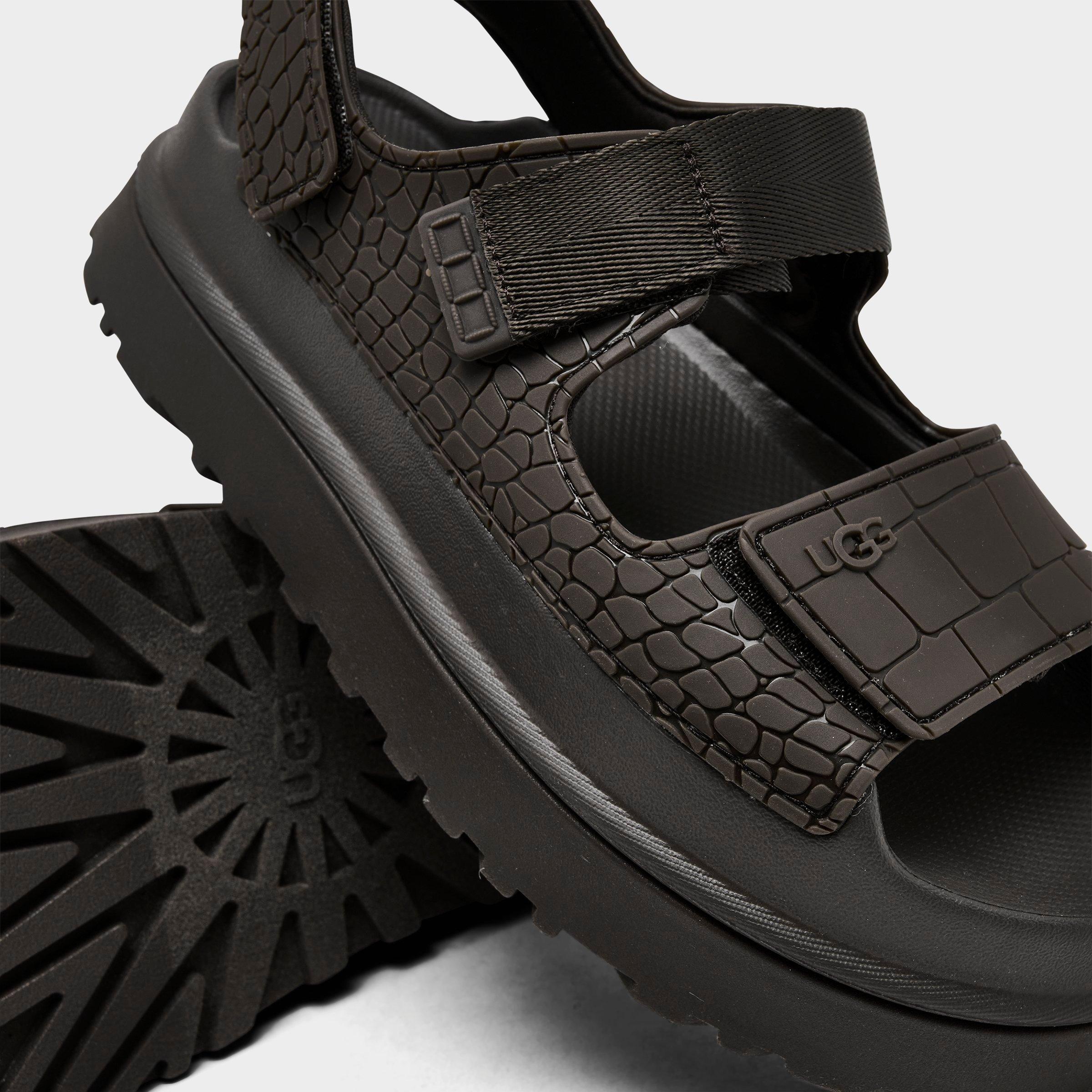 Women's UGG GoldenGlow Embossed Slide Sandals