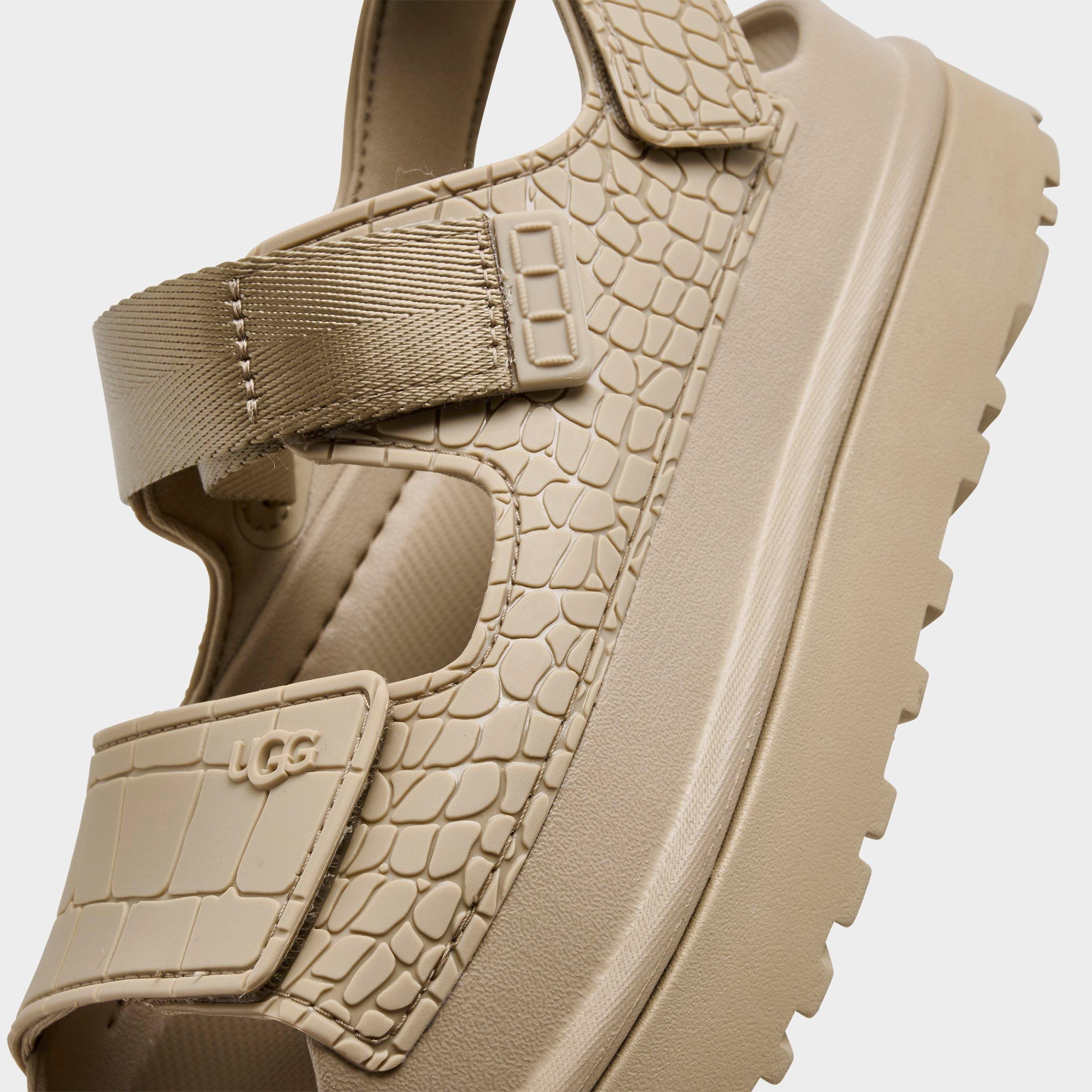 Women's UGG GoldenGlow Embossed Slide Sandals