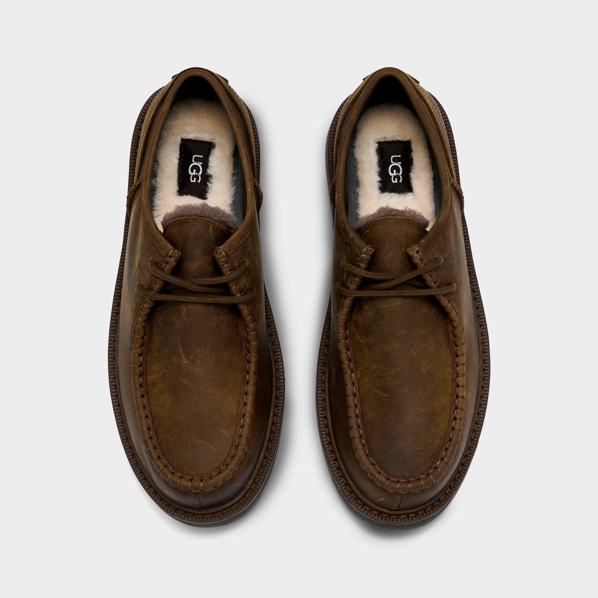 Men's UGG Loften Leather Waterproof Moc Toe Loafer Casual Shoes