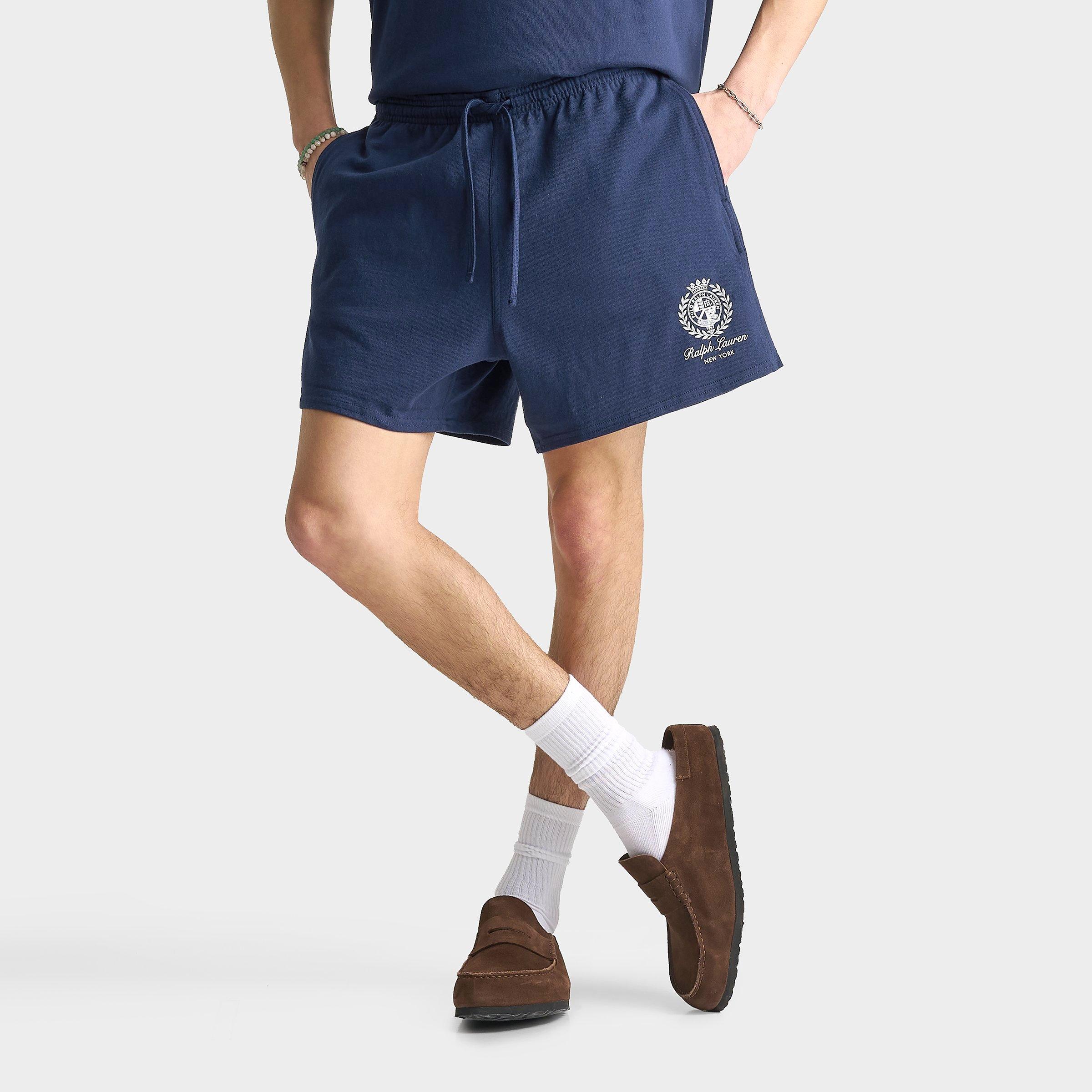 Men's Polo Ralph Lauren Script Crest Logo 5" Jersey Shorts
