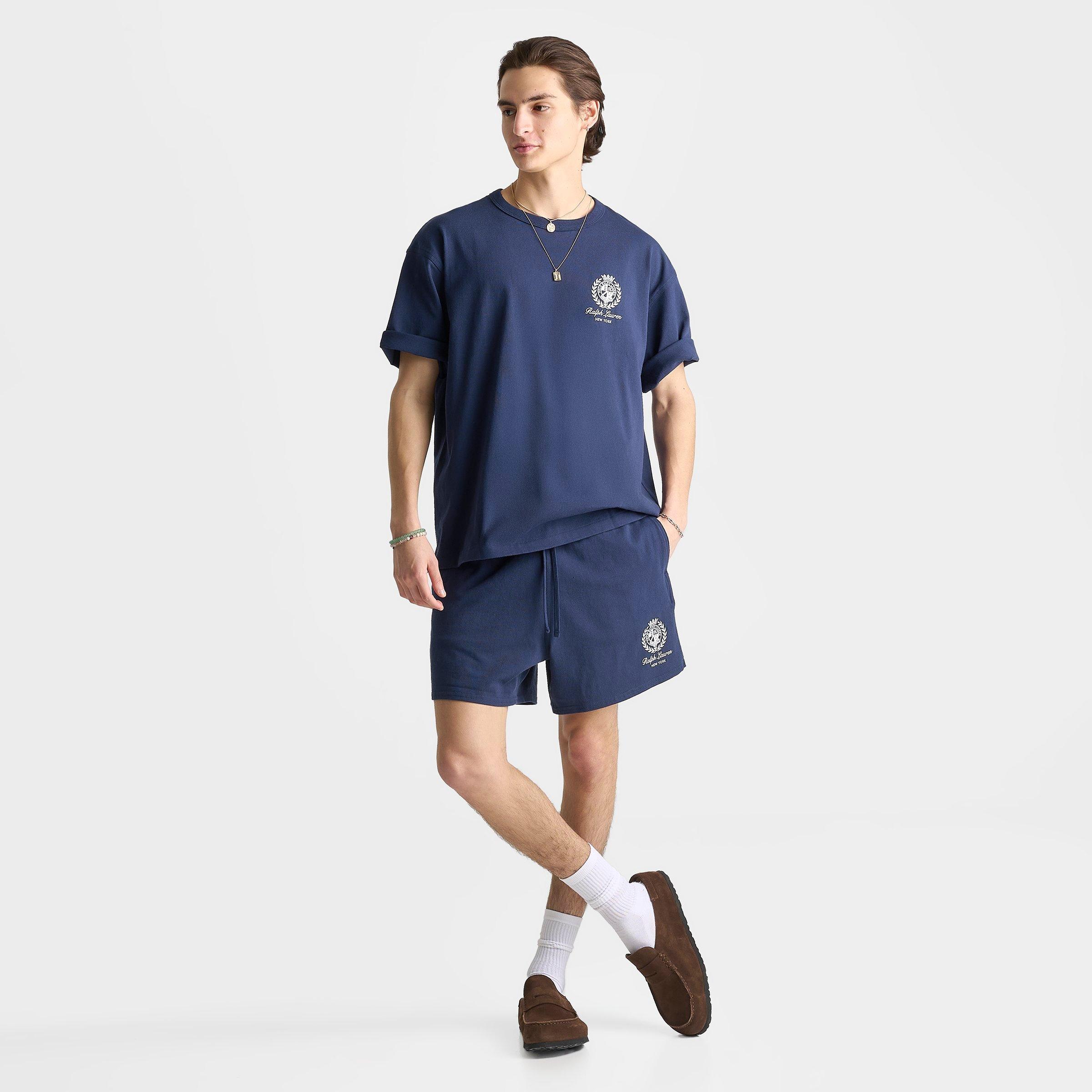 Men's Polo Ralph Lauren Script Crest Logo 5" Jersey Shorts