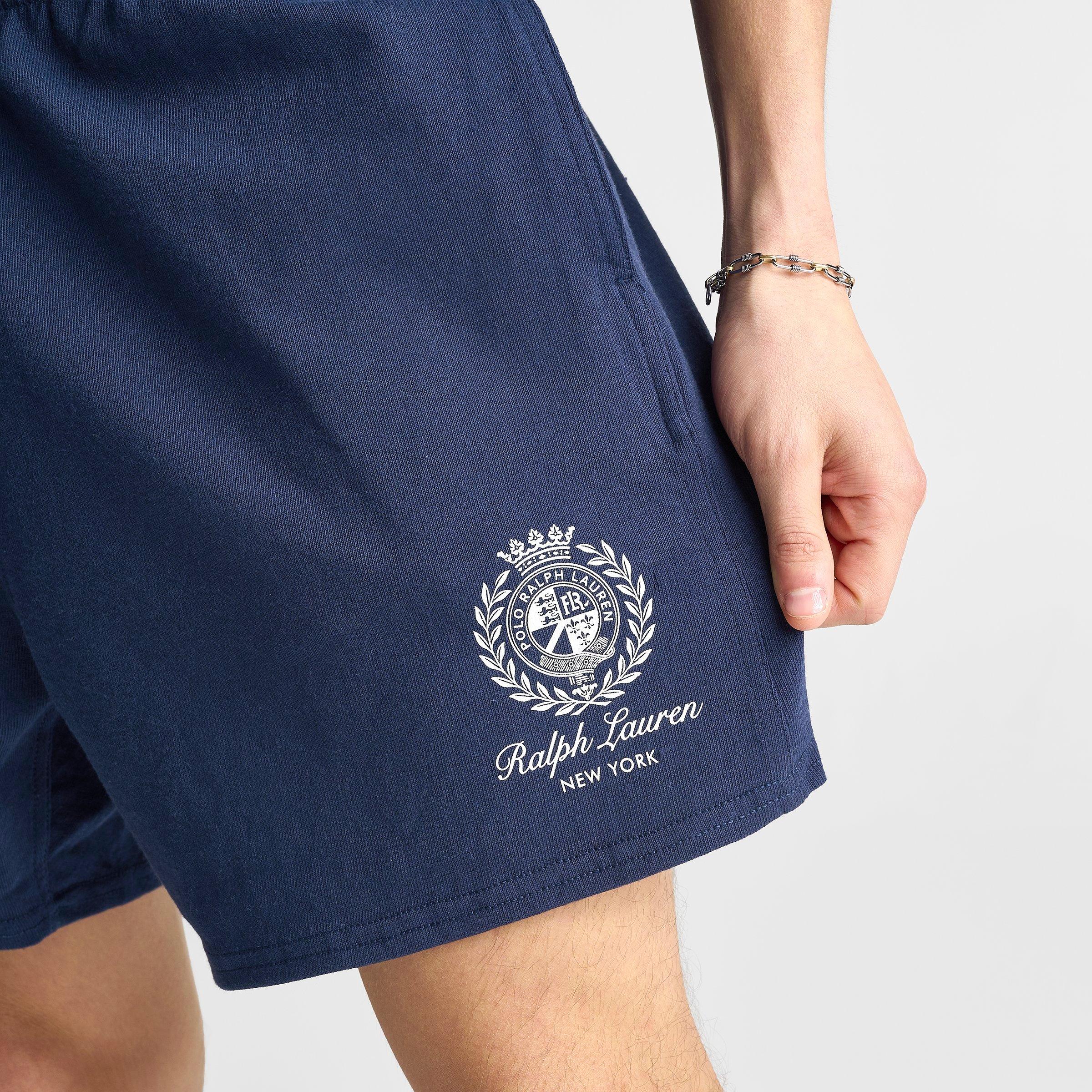 Men's Polo Ralph Lauren Script Crest Logo 5" Jersey Shorts