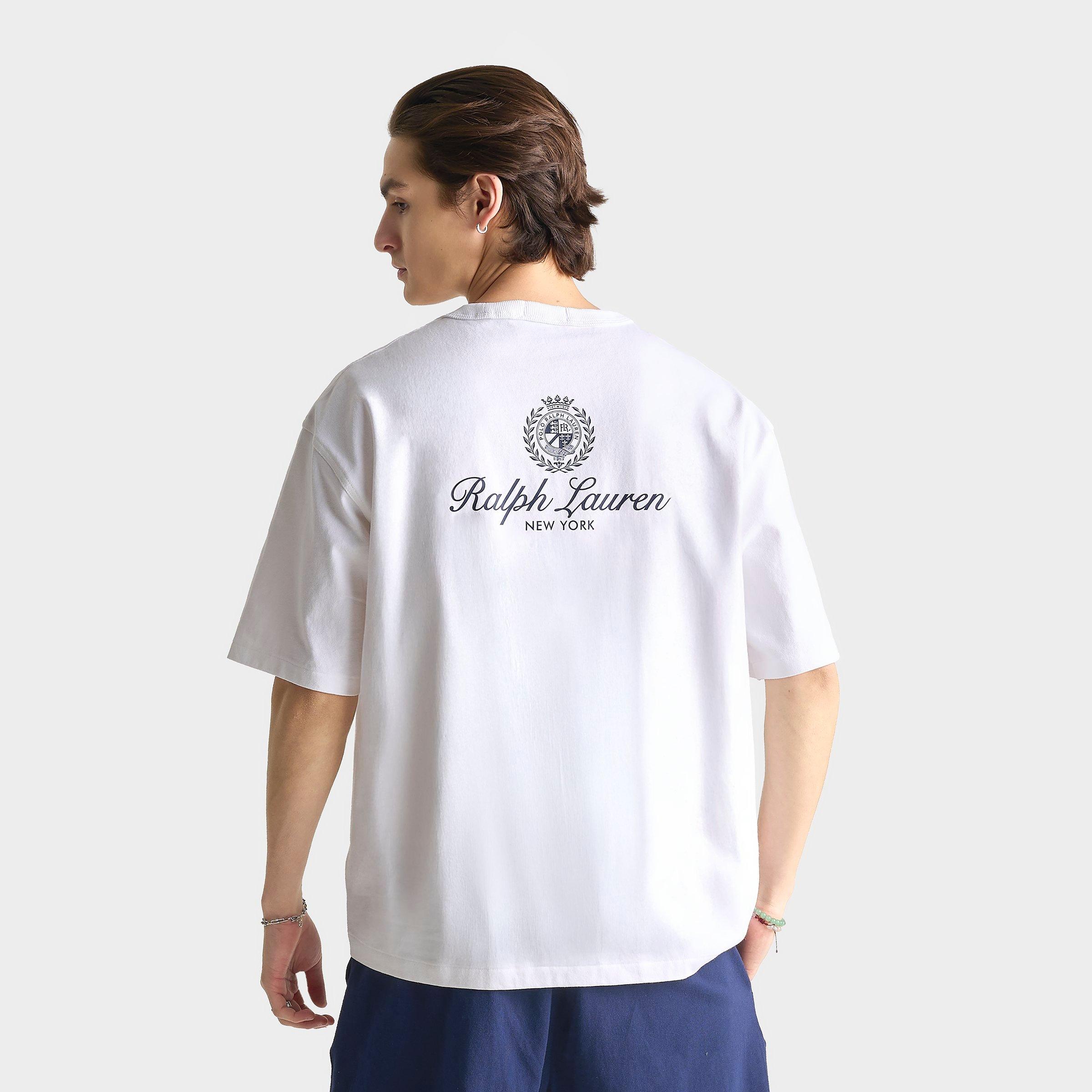 Men's Polo Ralph Lauren Script Crest Logo T-Shirt | JD Sports
