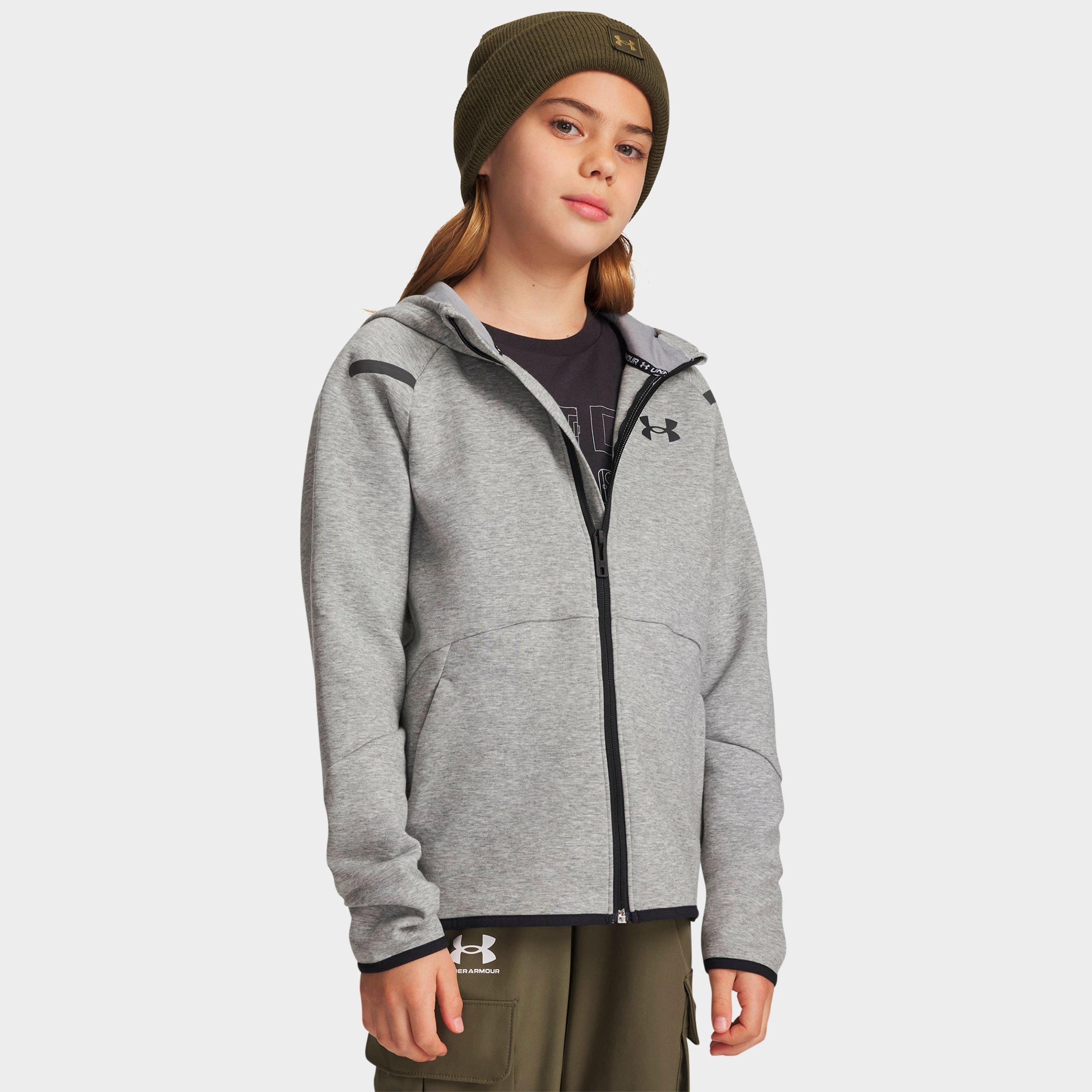Boys' Big Kids' Under Armour Unstoppable Fleece Full-Zip Hoodie