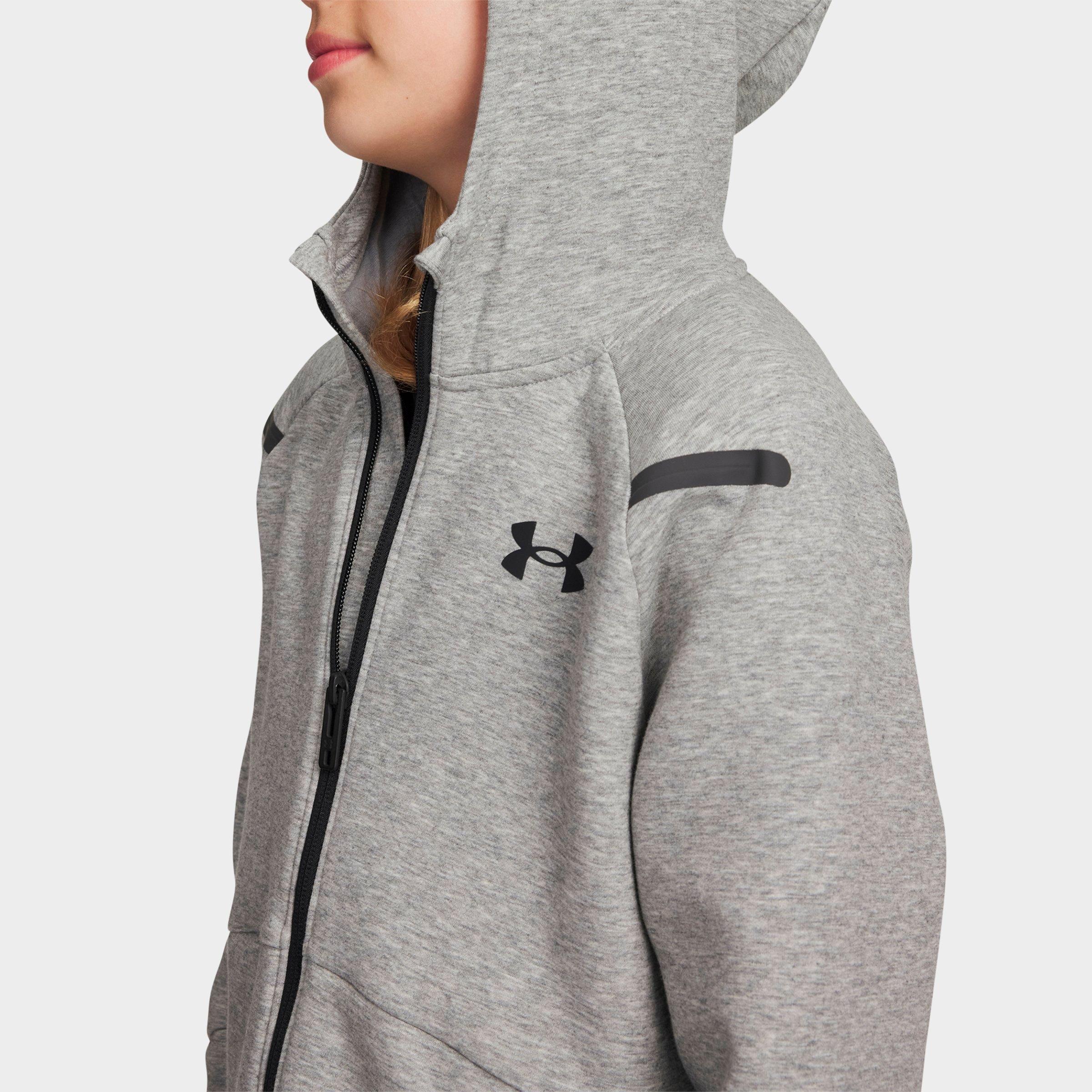 Boys' Big Kids' Under Armour Unstoppable Fleece Full-Zip Hoodie