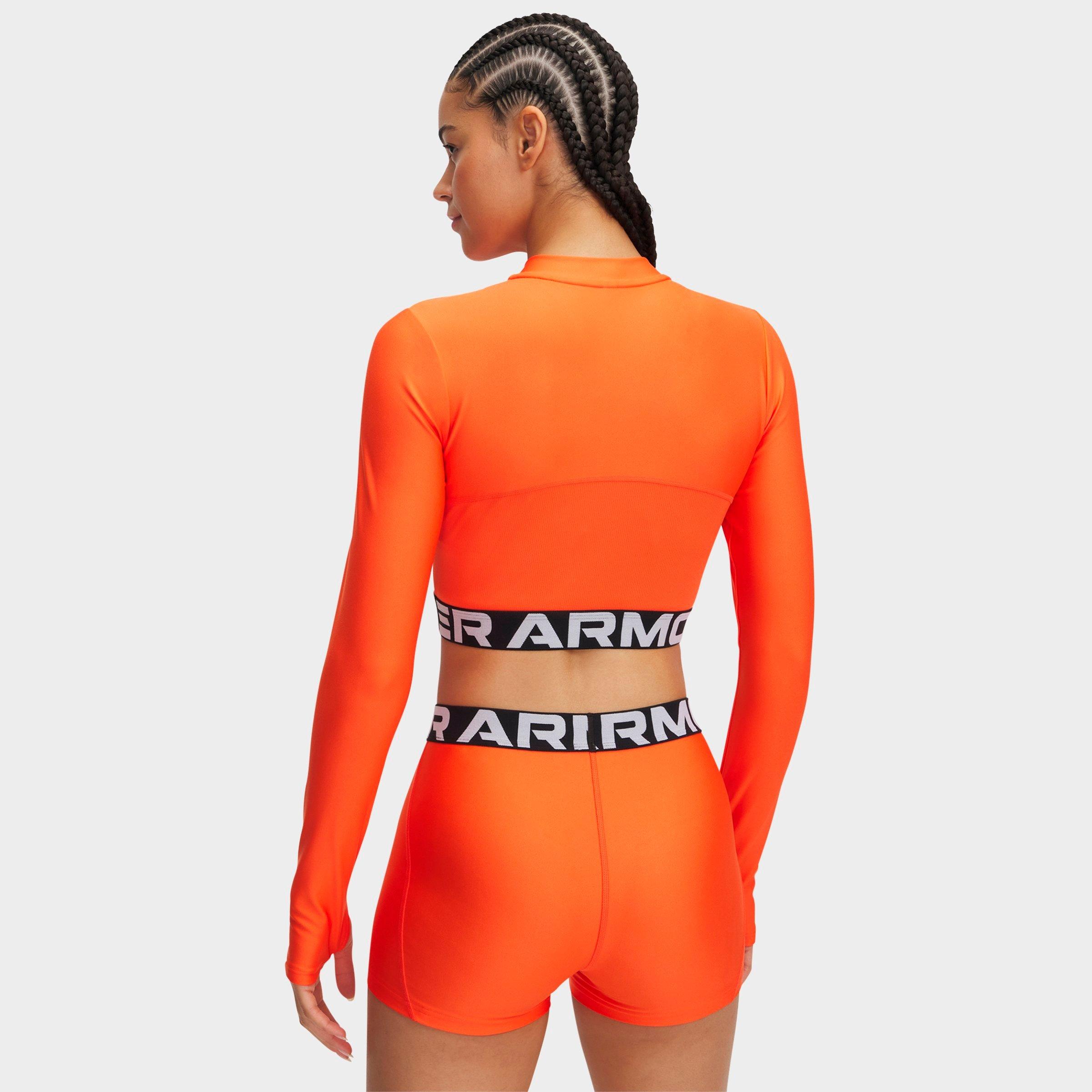 Women's Under Armour HeatGear® Rib Long-Sleeve Quarter-Zip Top