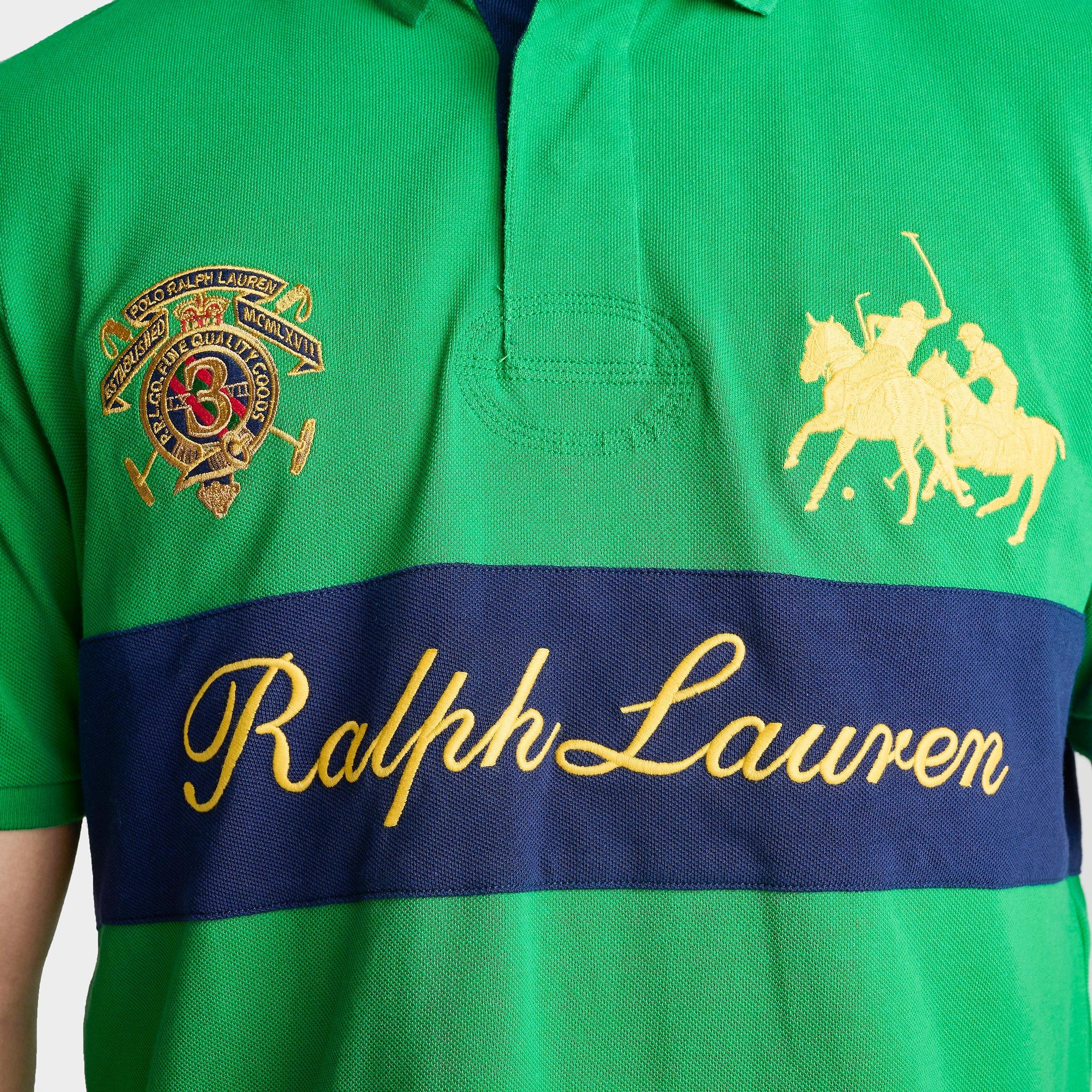 Men's Polo Ralph Lauren Striped Crest Jersey Shirt