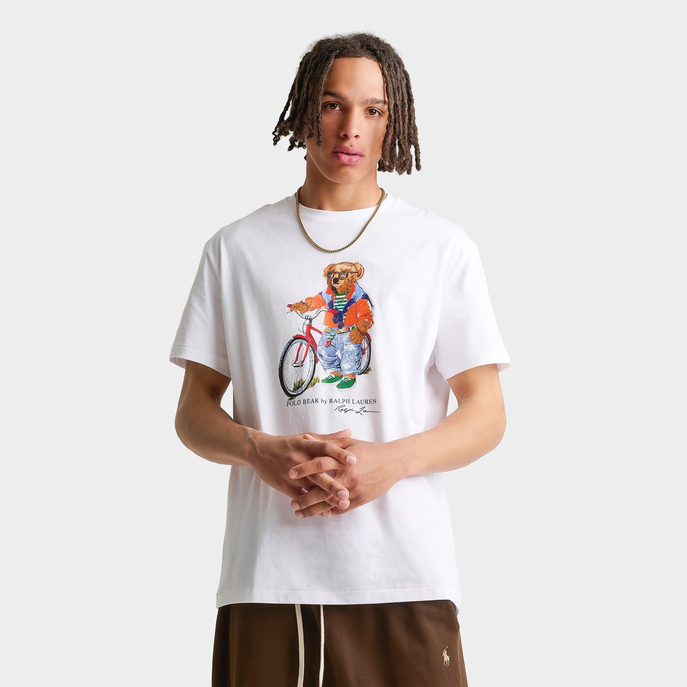 Men's Polo Ralph Lauren Summer Polo Bear Jersey T-Shirt | JD Sports