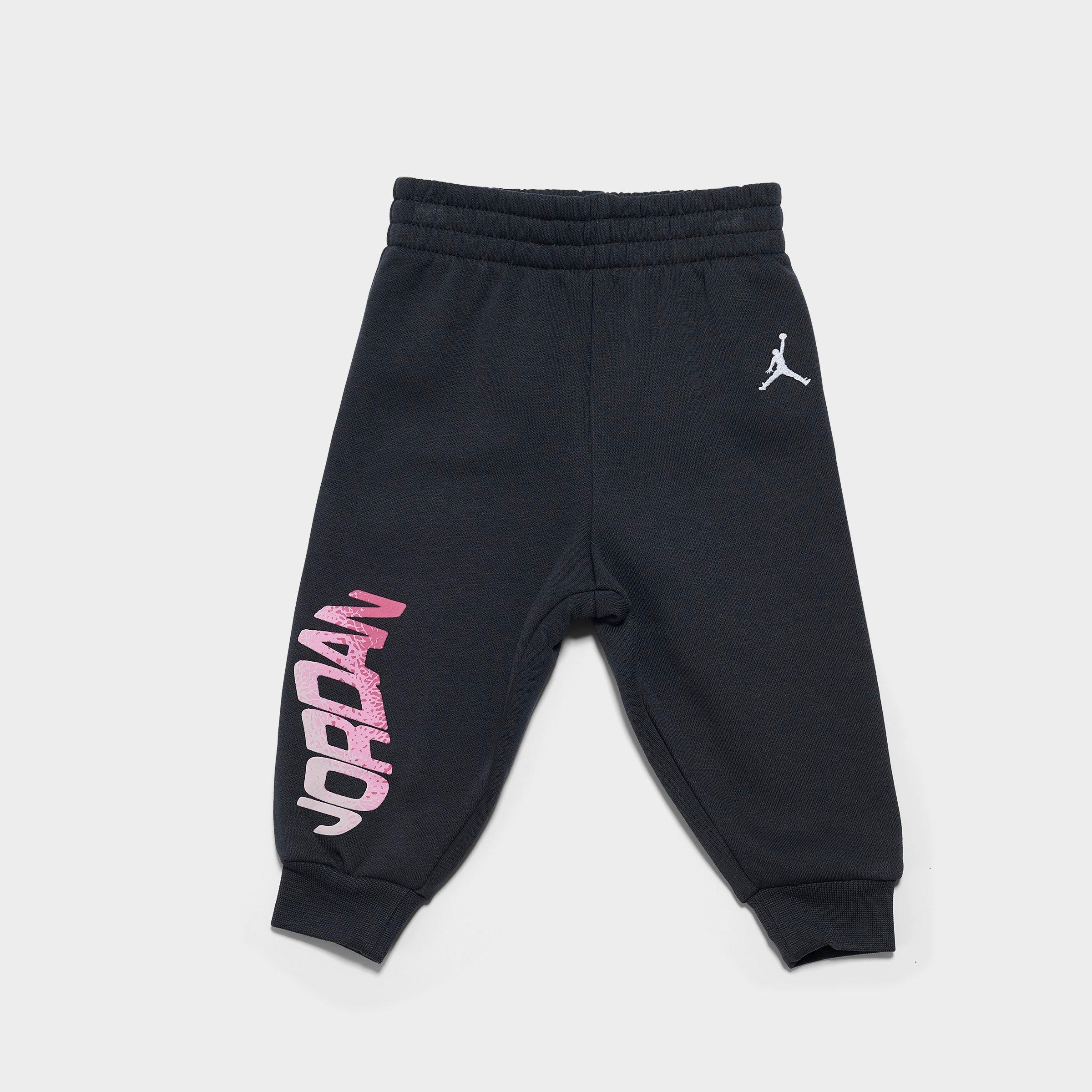 Girls' Infant Jordan Bubble Crewneck Sweatshirt and Jogger Pants Set