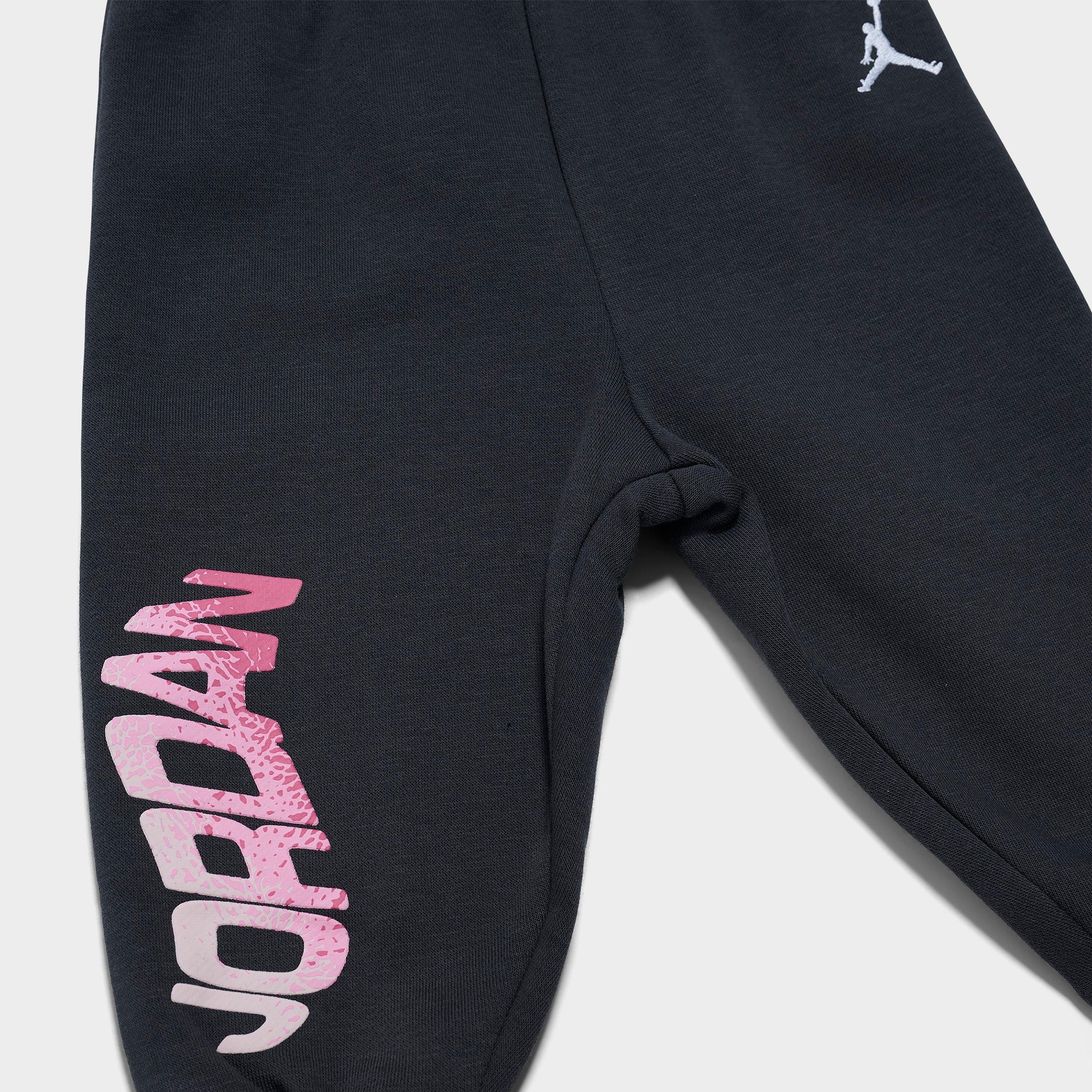 Girls' Infant Jordan Bubble Crewneck Sweatshirt and Jogger Pants Set