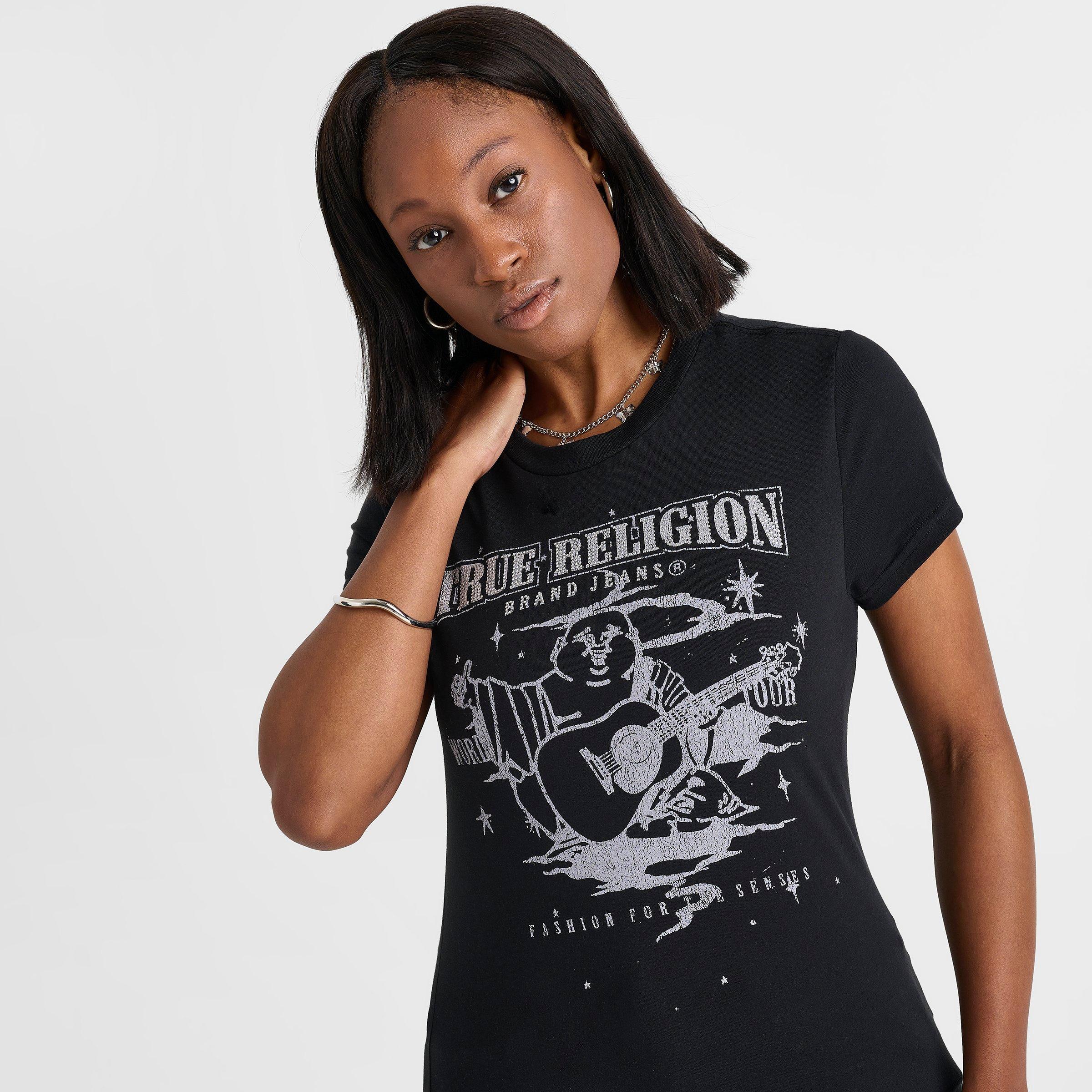 Women's True Religion Buddha Crystal T-Shirt