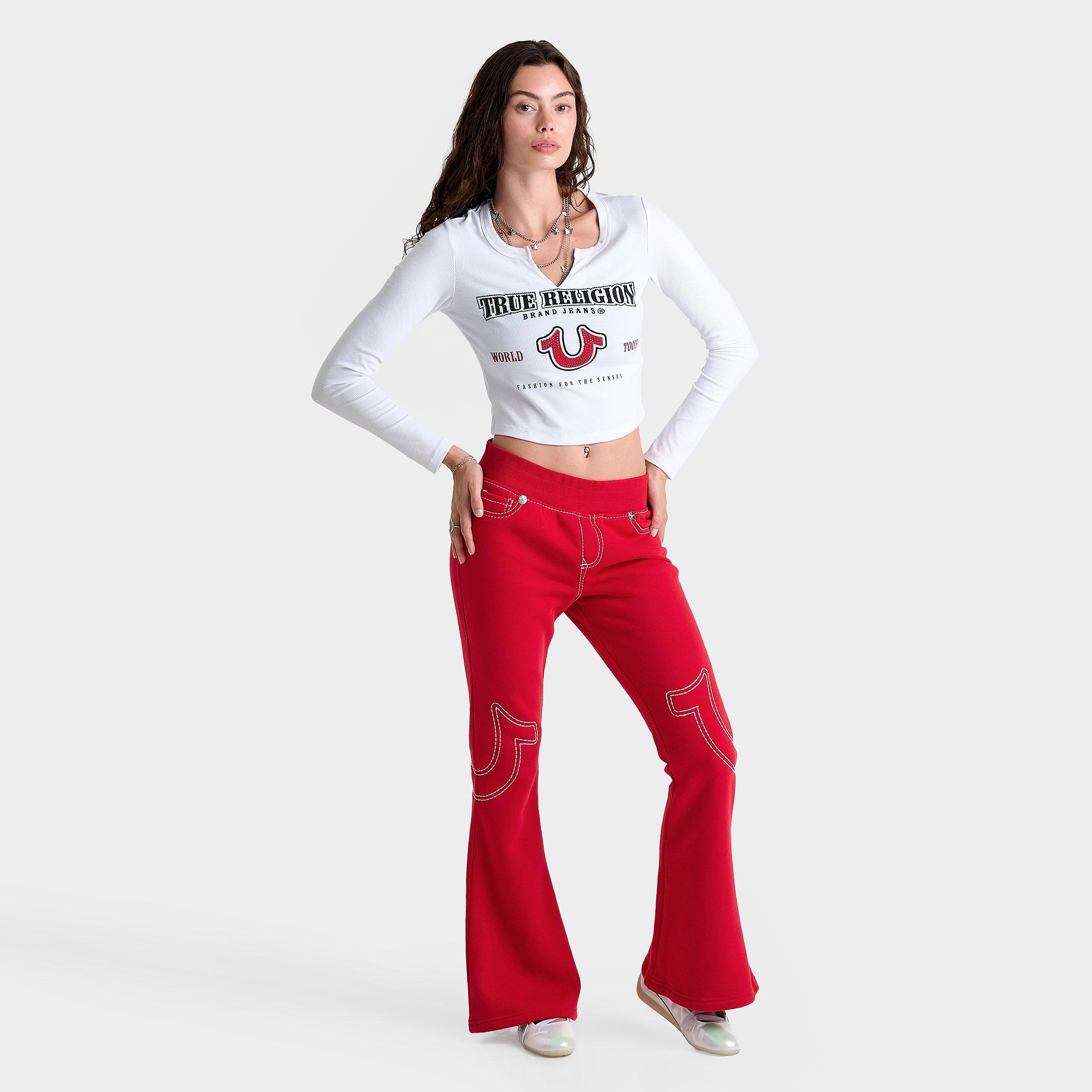 Women's True Religion Logo Long-Sleeve Baby T-Shirt