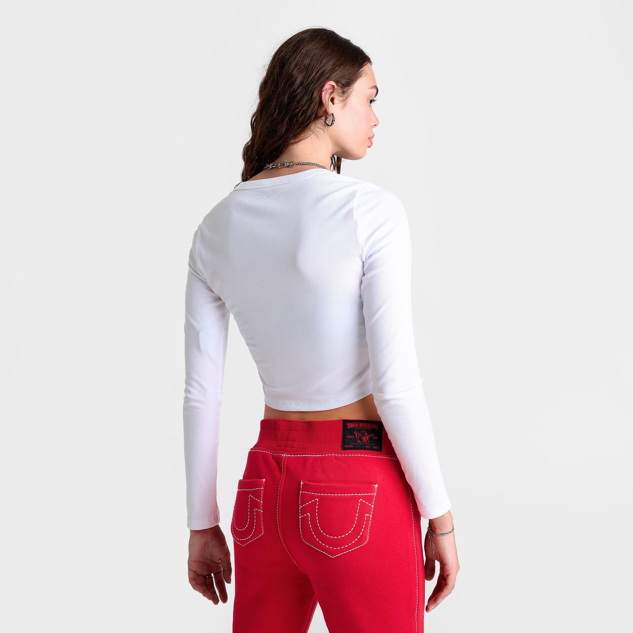 Women's True Religion Logo Long-Sleeve Baby T-Shirt