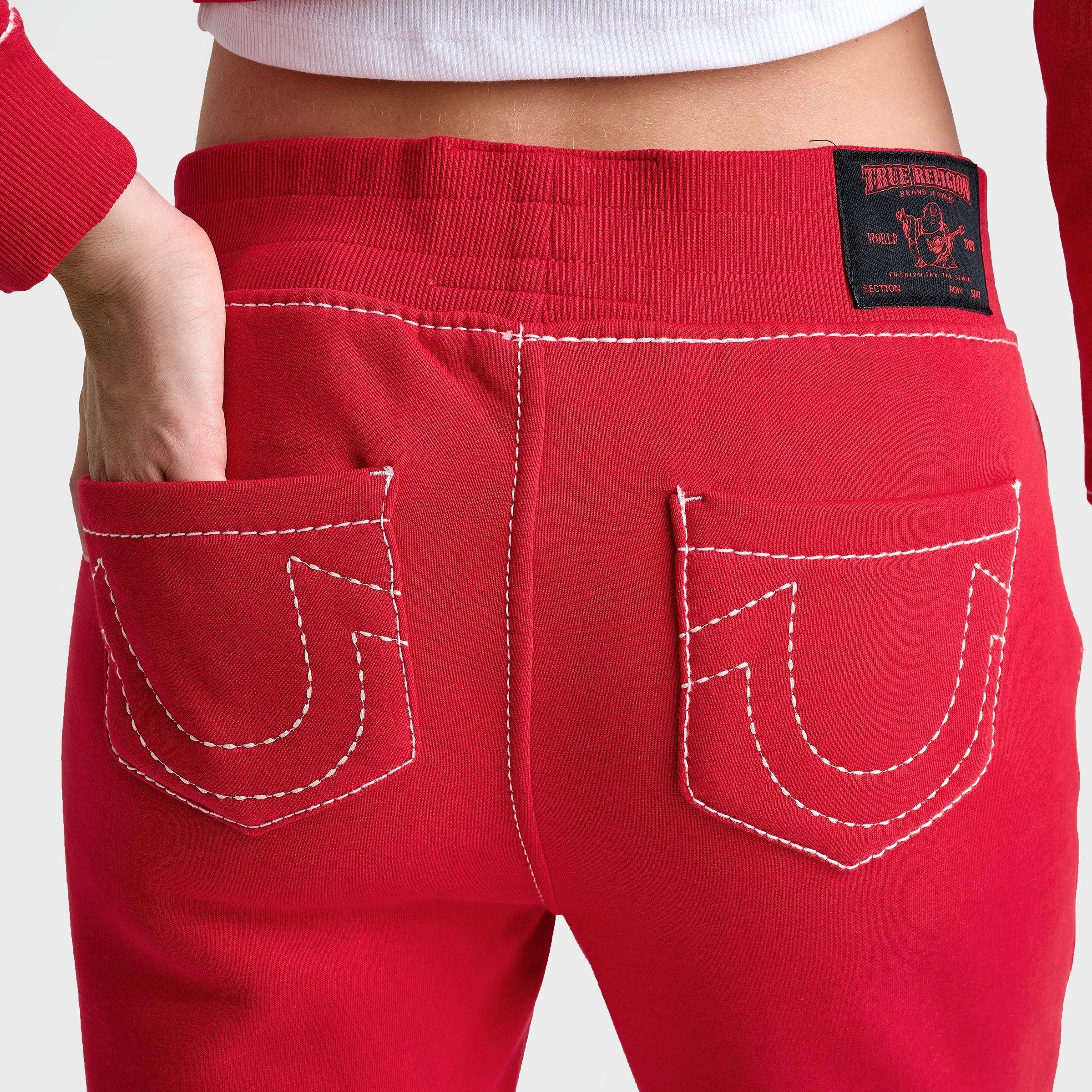 Women's True Religion Big T Low Rise Flared Sweatpants