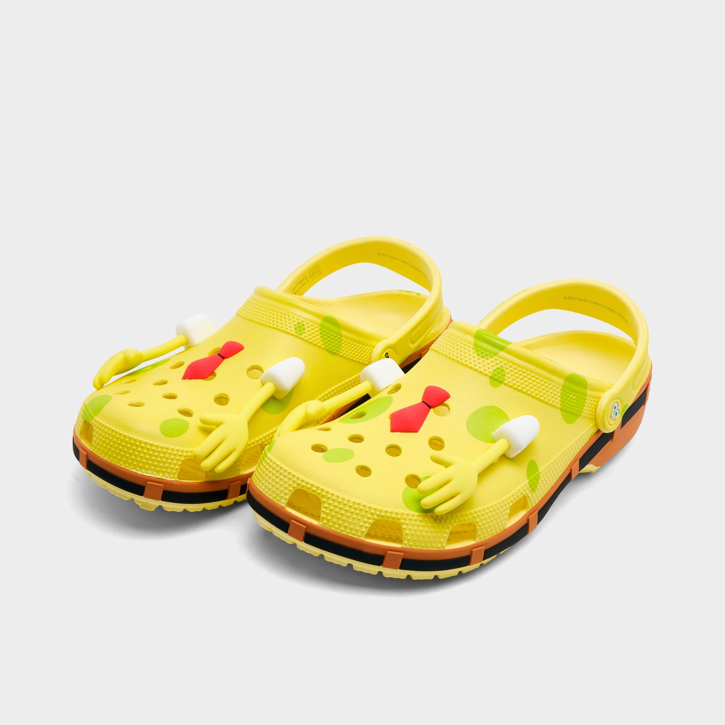 Men's Crocs x SpongeBob SquarePants Classic Clog Shoes