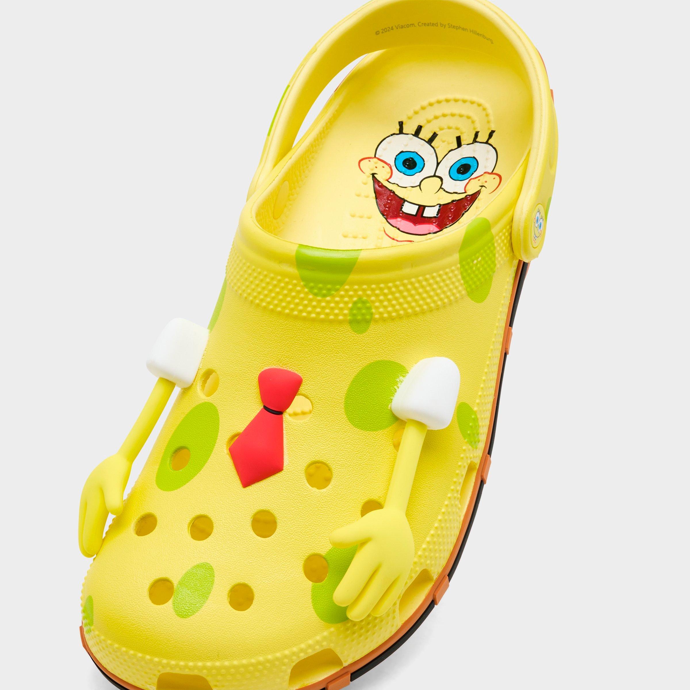 Men's Crocs x SpongeBob SquarePants Classic Clog Shoes