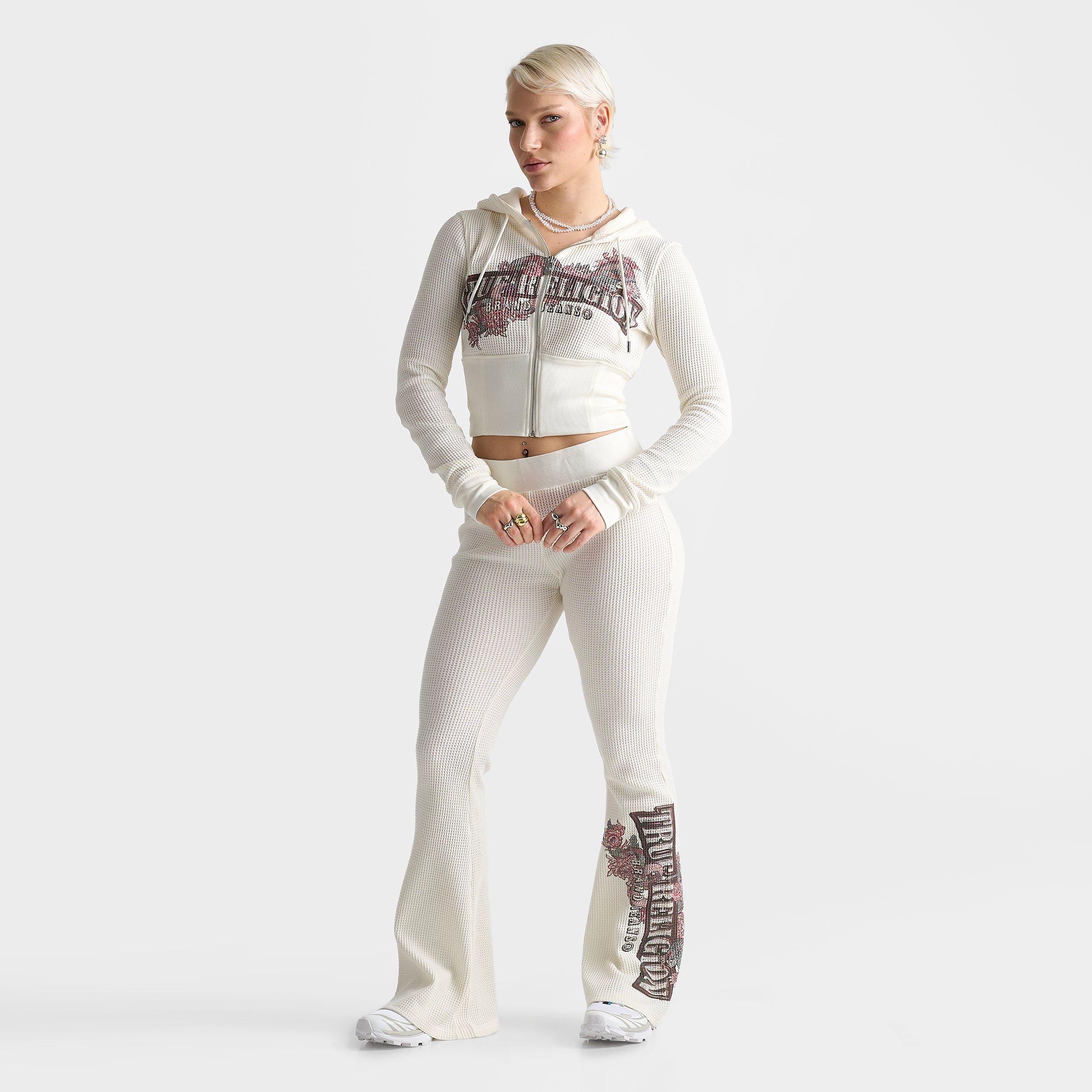 Women's True Religion Waffle Knit Flared Pants