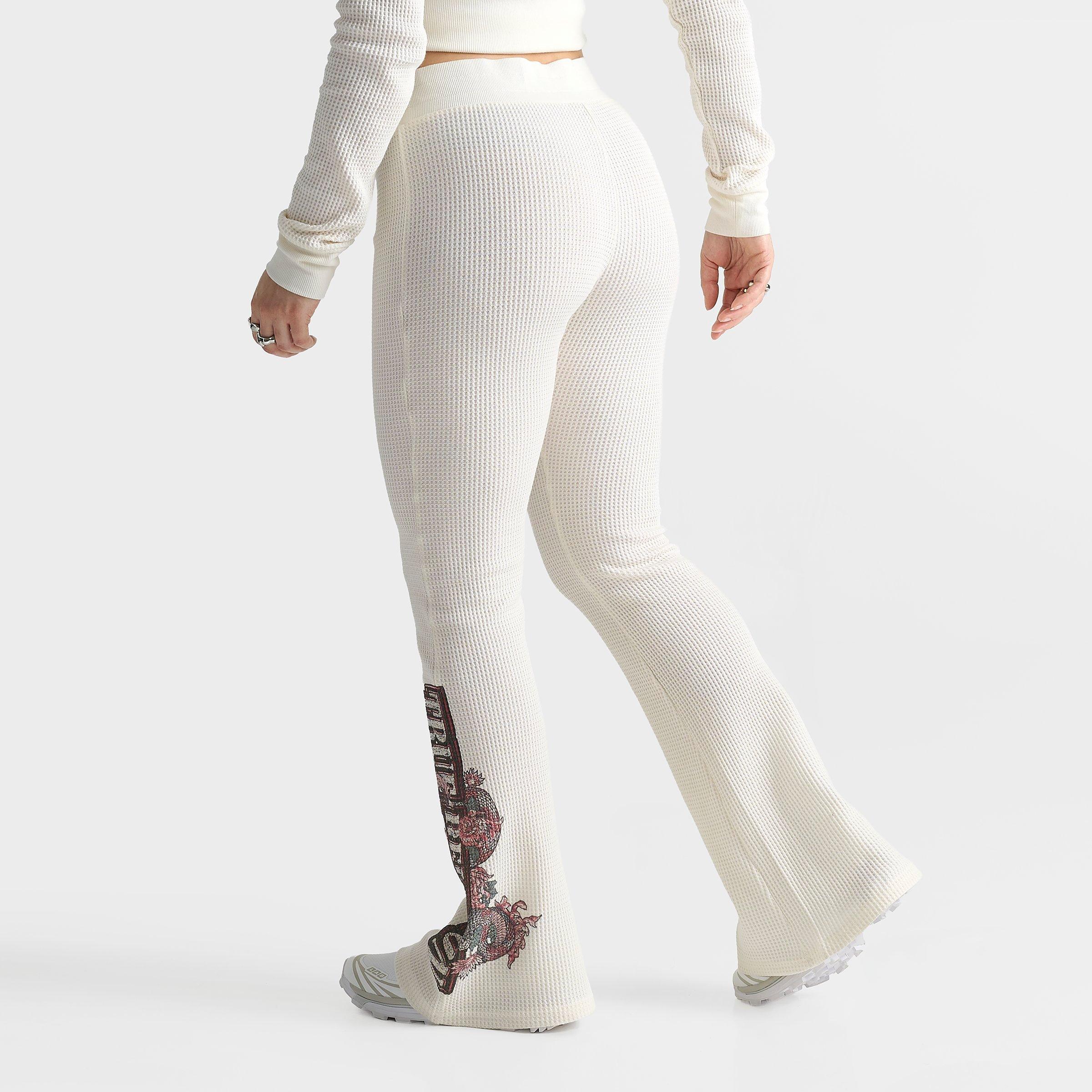 Women's True Religion Waffle Knit Flared Pants