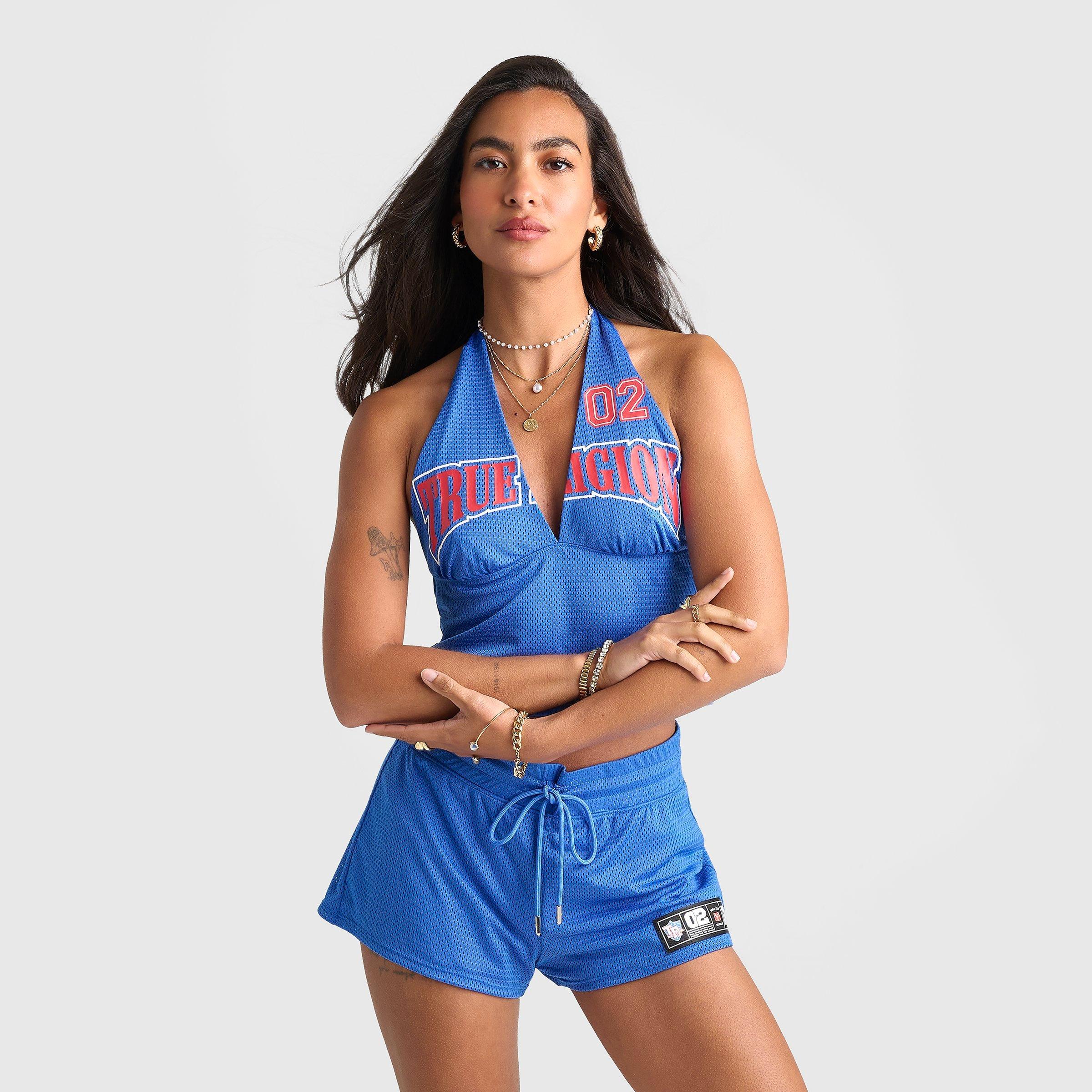 Women's True Religion Printed Sporty Mesh Halter Top