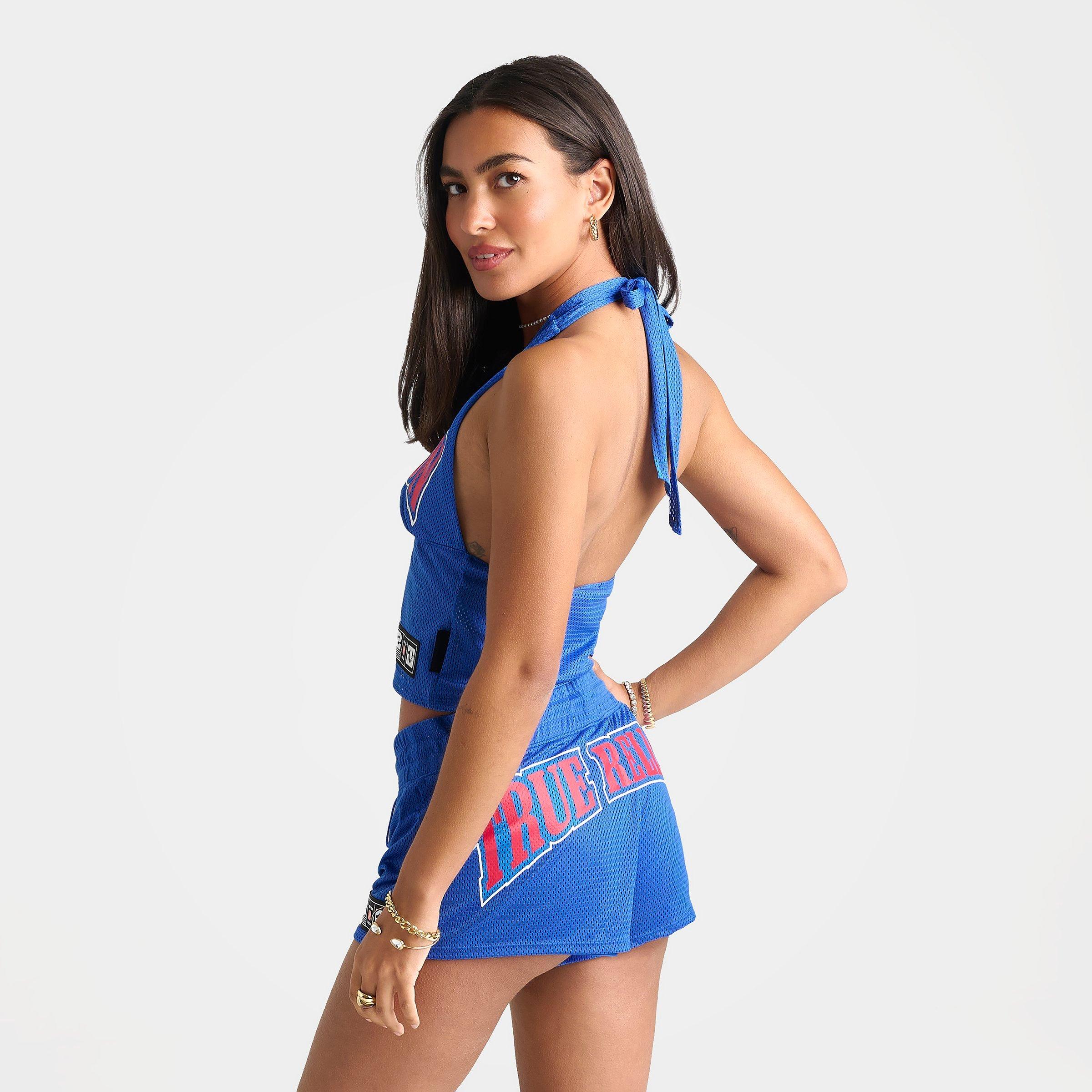 Women's True Religion Printed Sporty Mesh Halter Top
