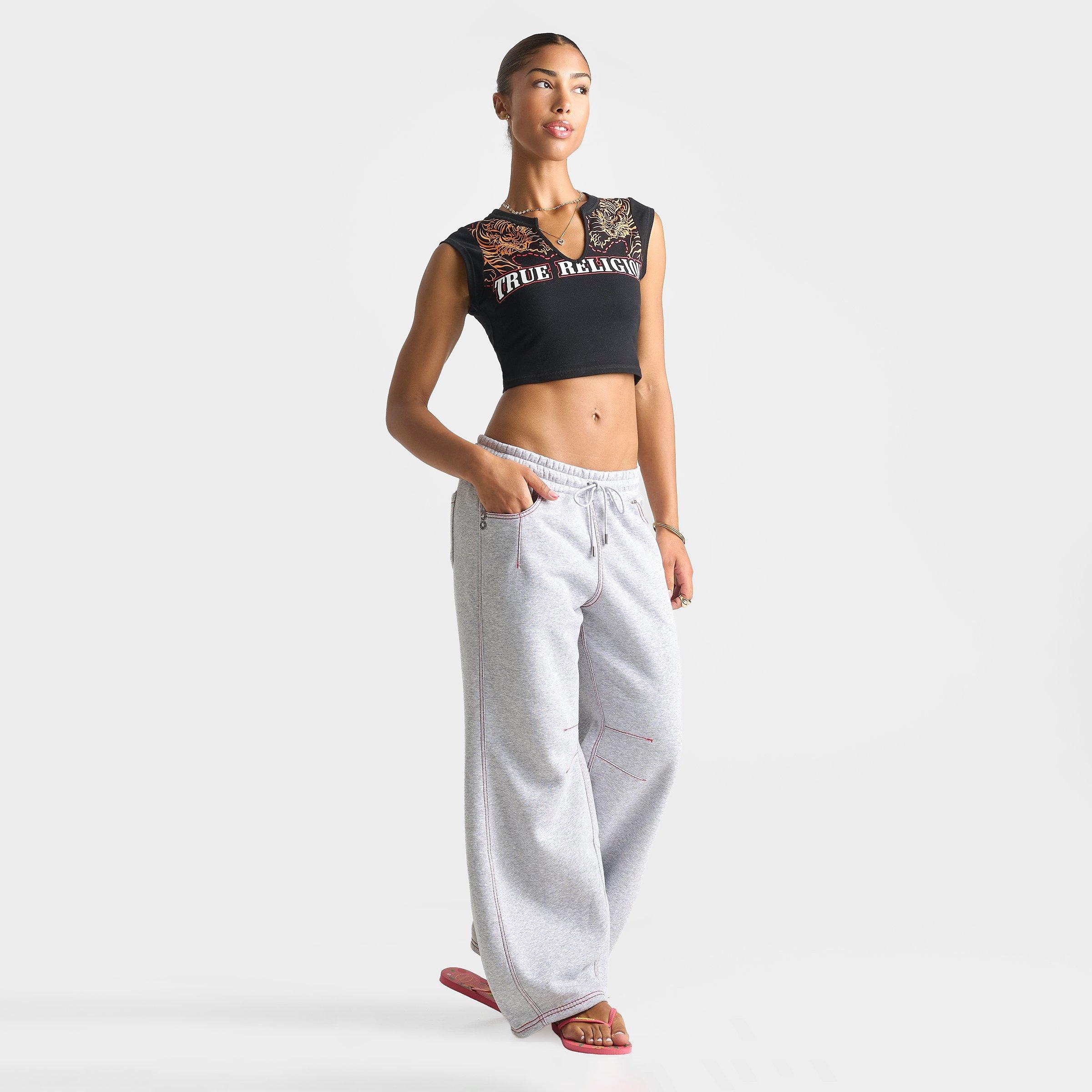 Women's True Religion Big T Barrel Sweatpants