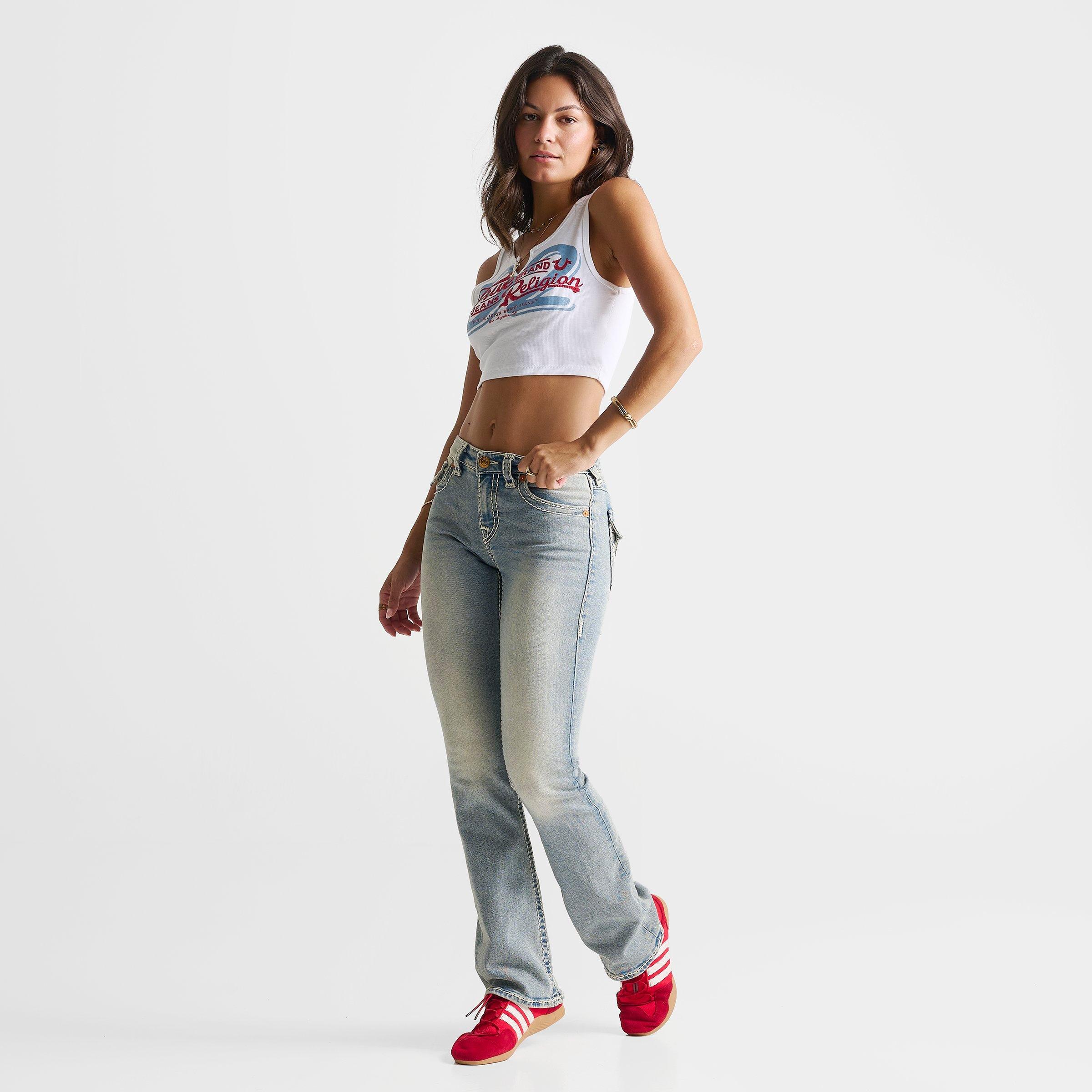 Women's True Religion Rib Notch Tank Top