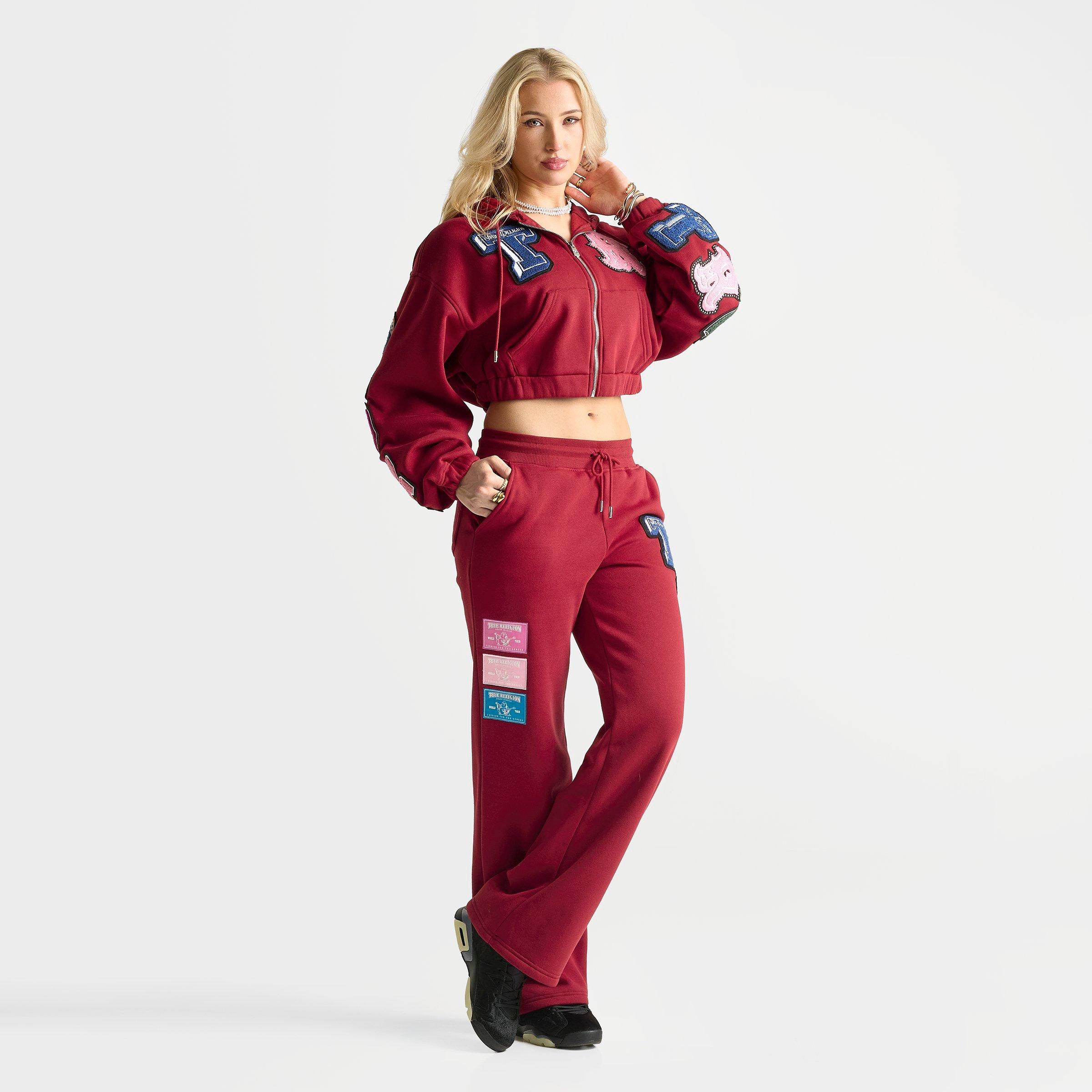 Women's True Religion Crystal Patch Jogger Pants