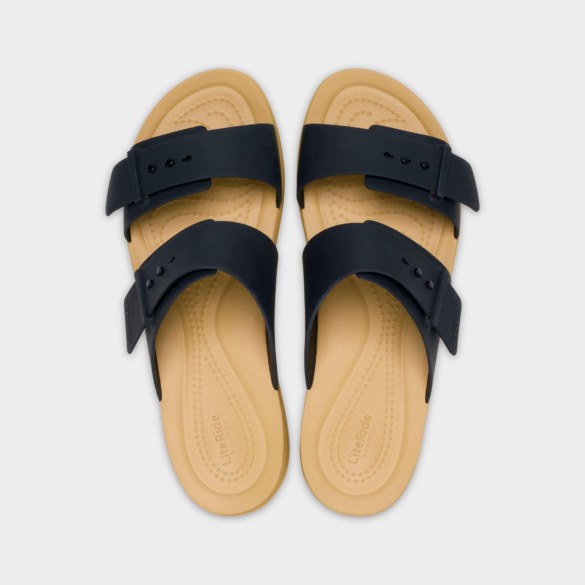 Women's Crocs Brooklyn Buckle Low Casual Sandals
