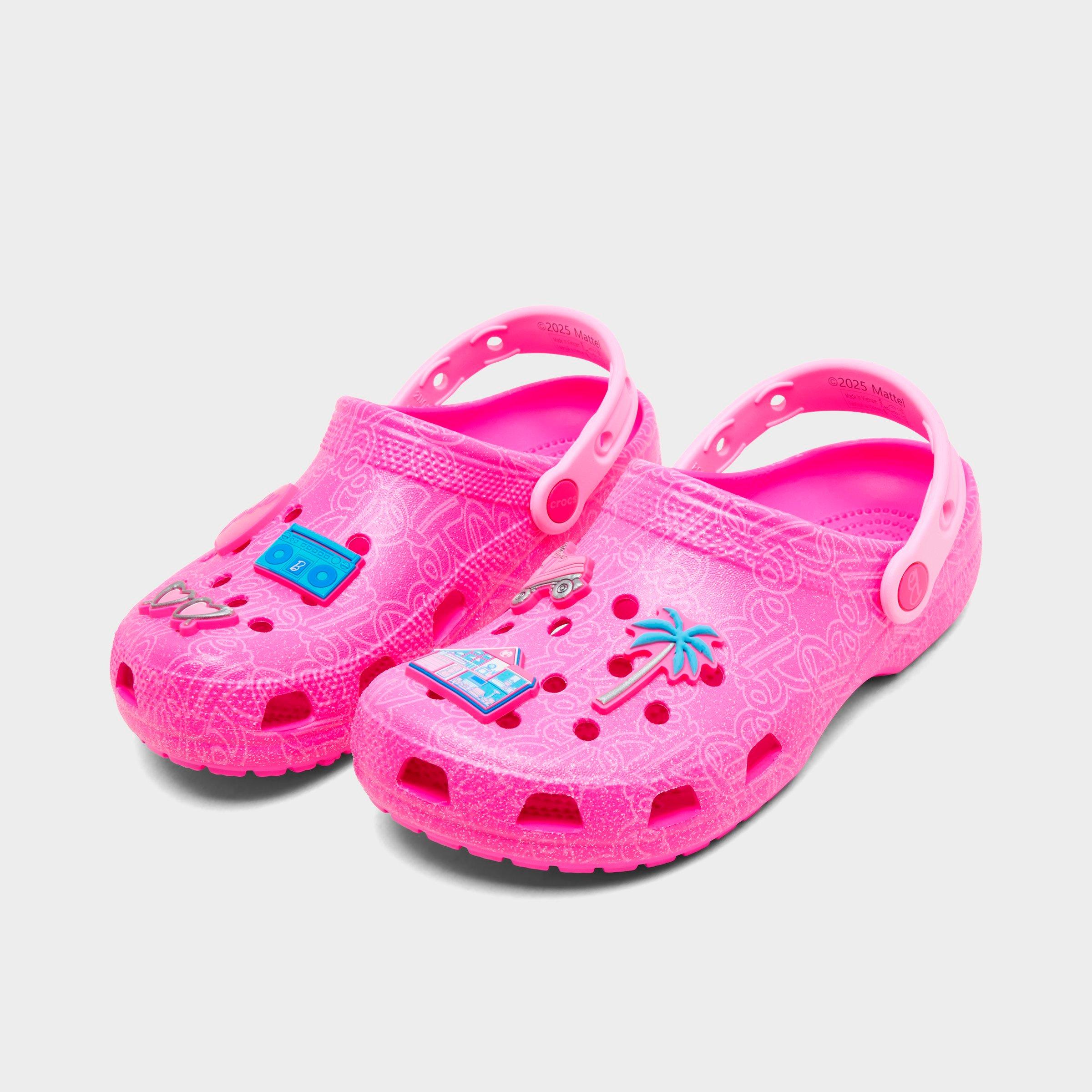 Girls' Big Kids' Crocs x Barbie Classic Clog Shoes