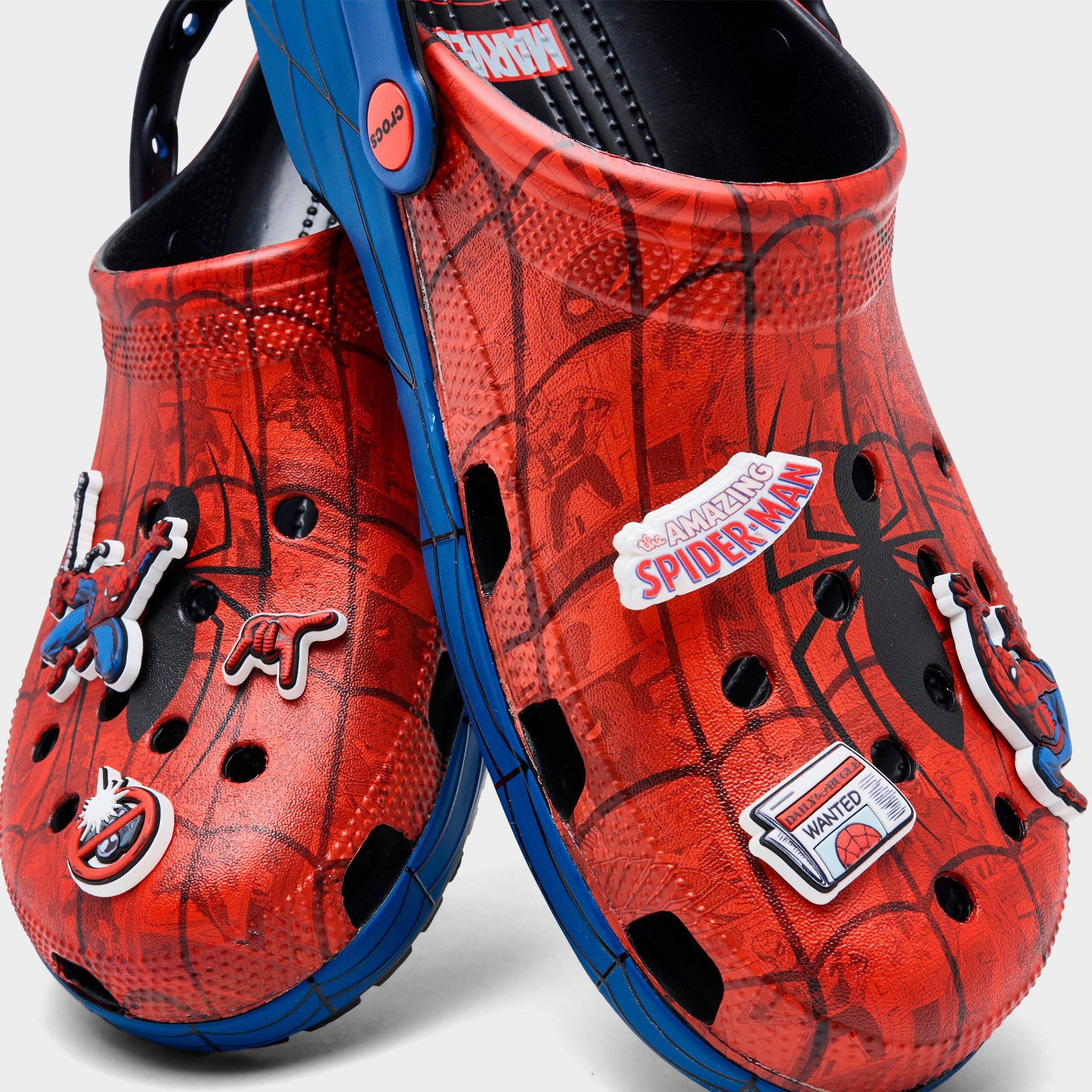 Men's Crocs x Spider-Man Classic Clog Shoes
