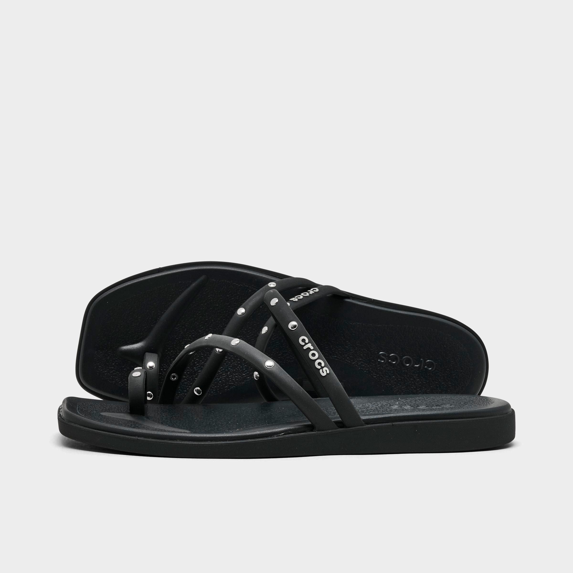Women's Crocs Miami Studded Toe Loop Sandals