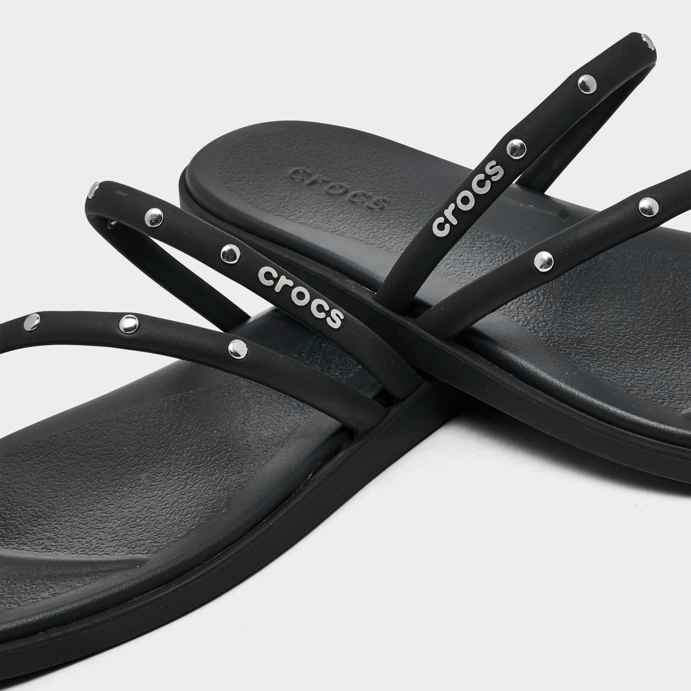 Women's Crocs Miami Studded Toe Loop Sandals
