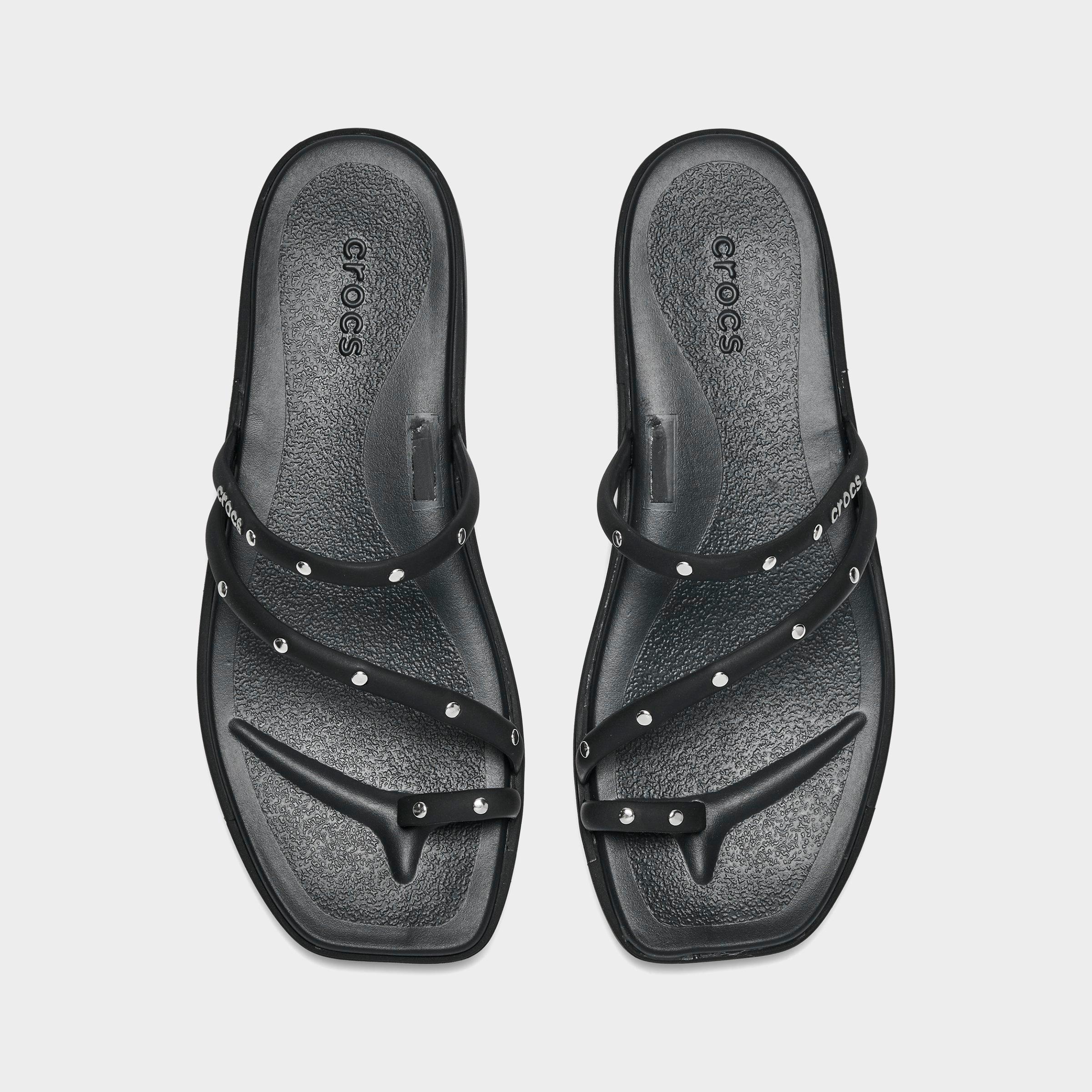 Women's Crocs Miami Studded Toe Loop Sandals