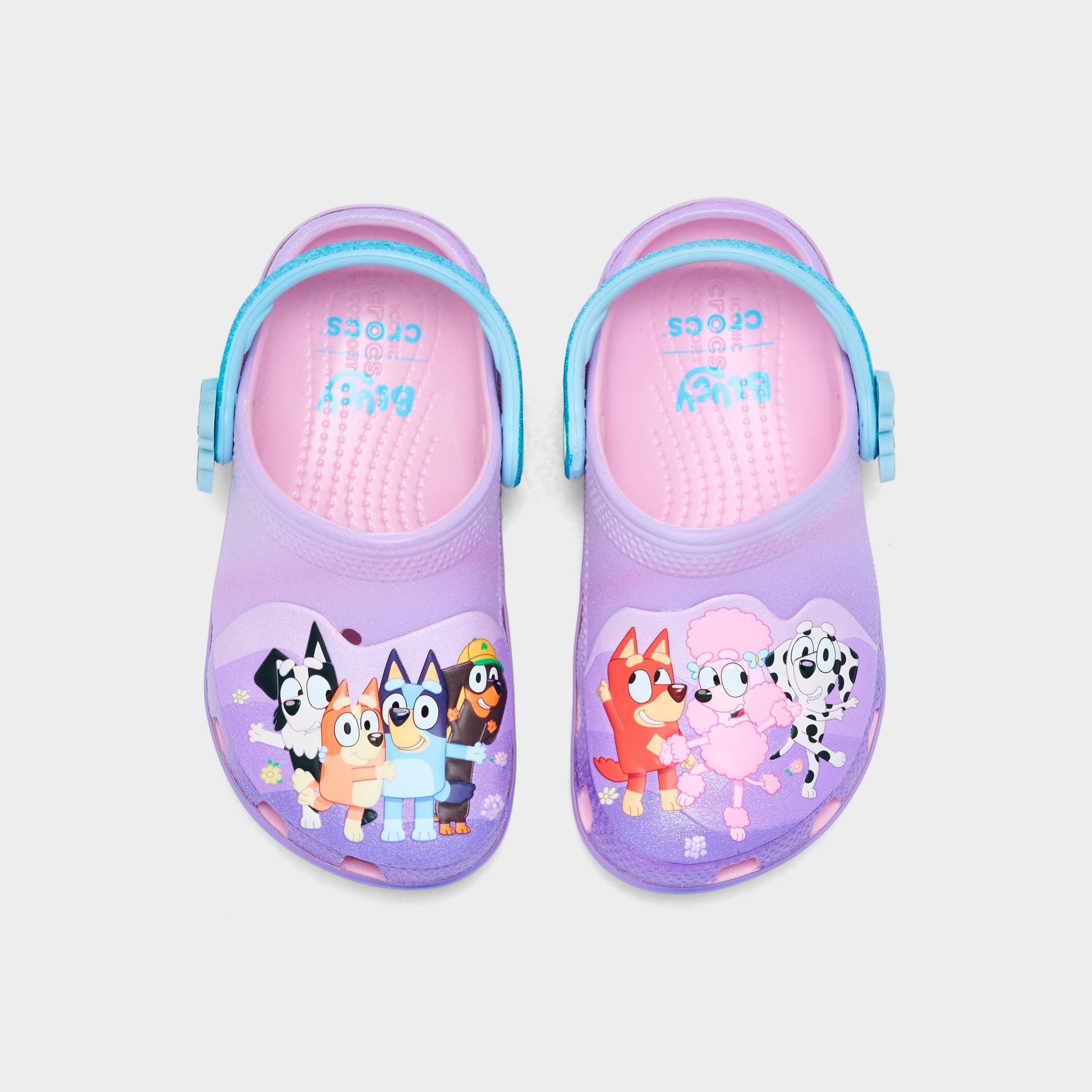  Kids' Toddler Crocs x Bluey Classic Clog Shoes