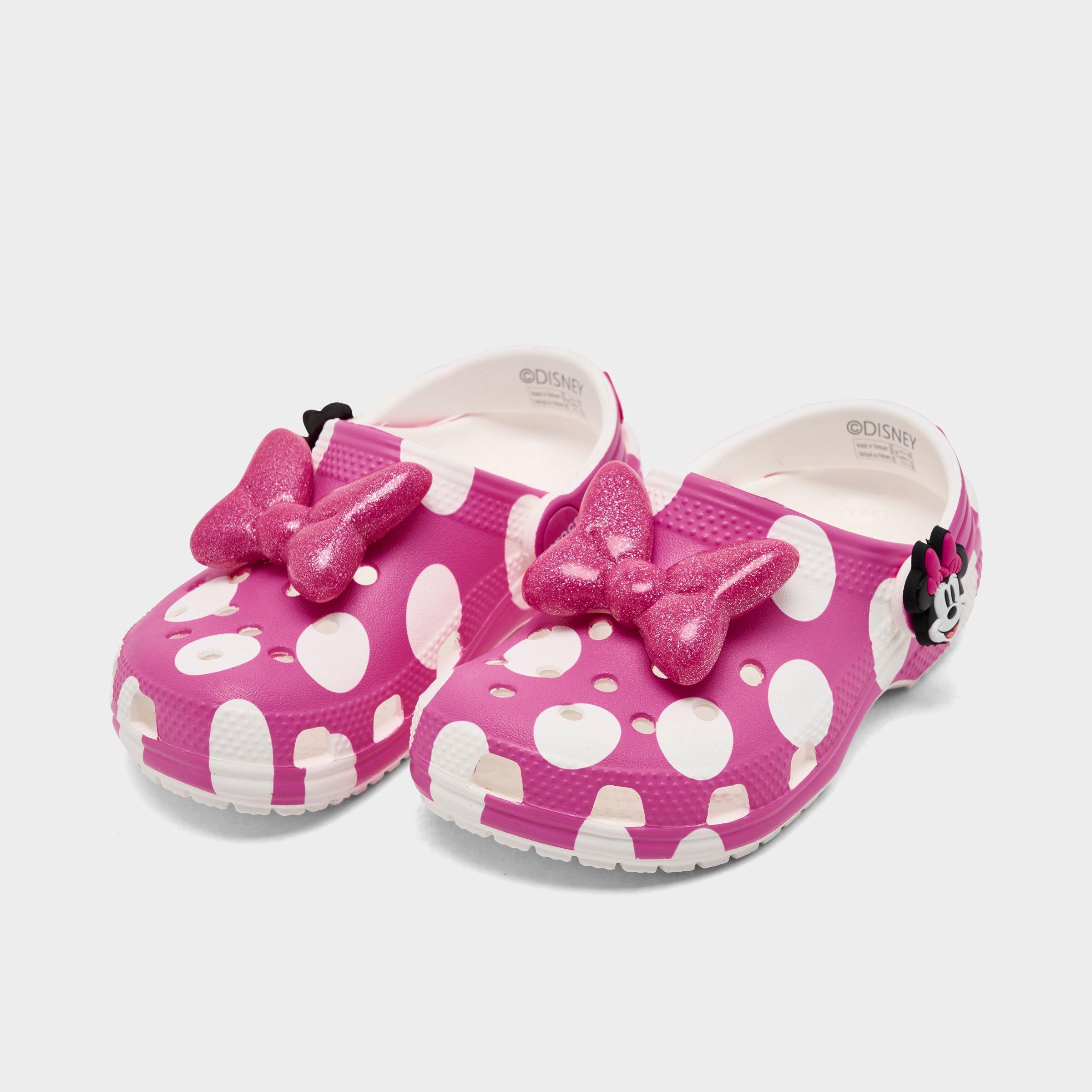 Kids' Toddler Crocs X Disney Minnie Mouse Classic Clog Shoes