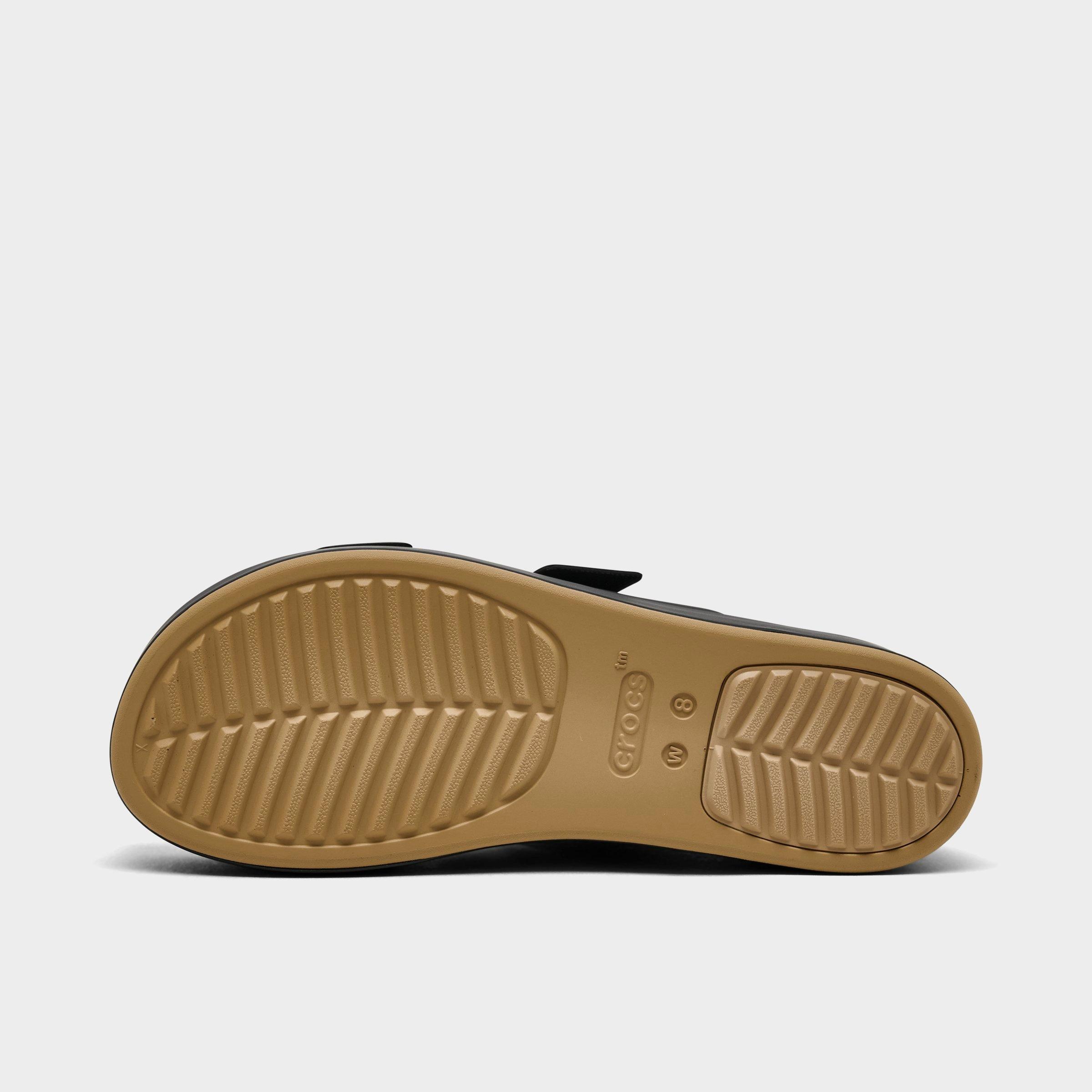 Women's Crocs Brooklyn Matte Wrap Low Wedge Sandals
