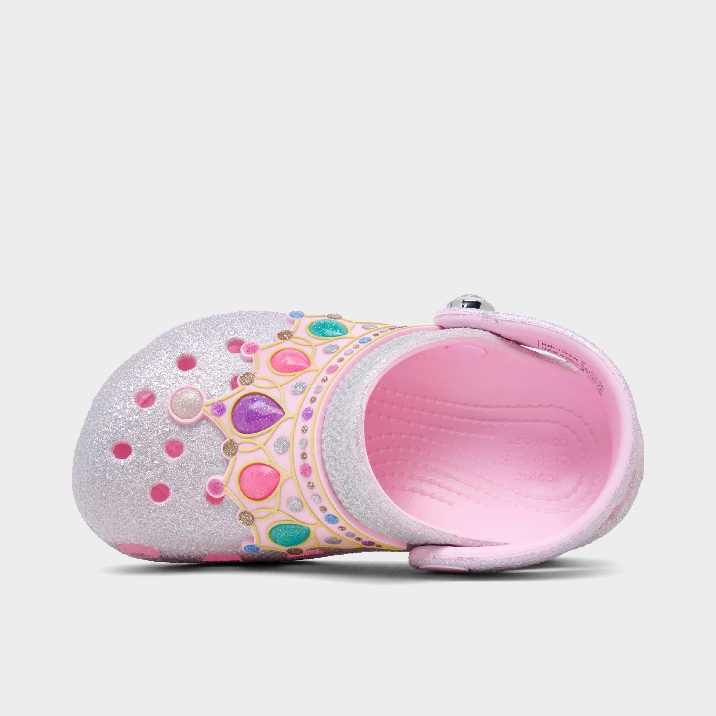 Girls' Toddler Crocs IAM Princess Glitter Clog Shoes