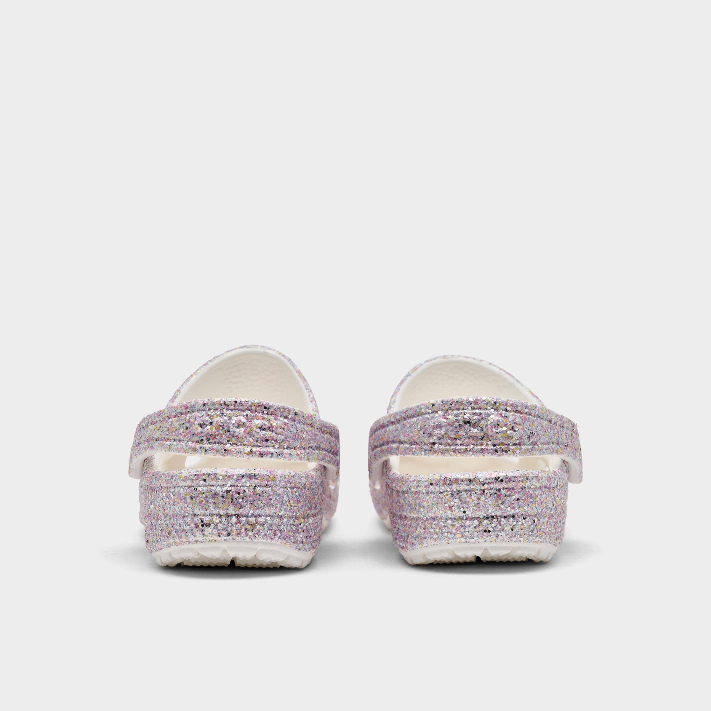 Girls' Toddler Crocs Classic Glitter Clog Shoes