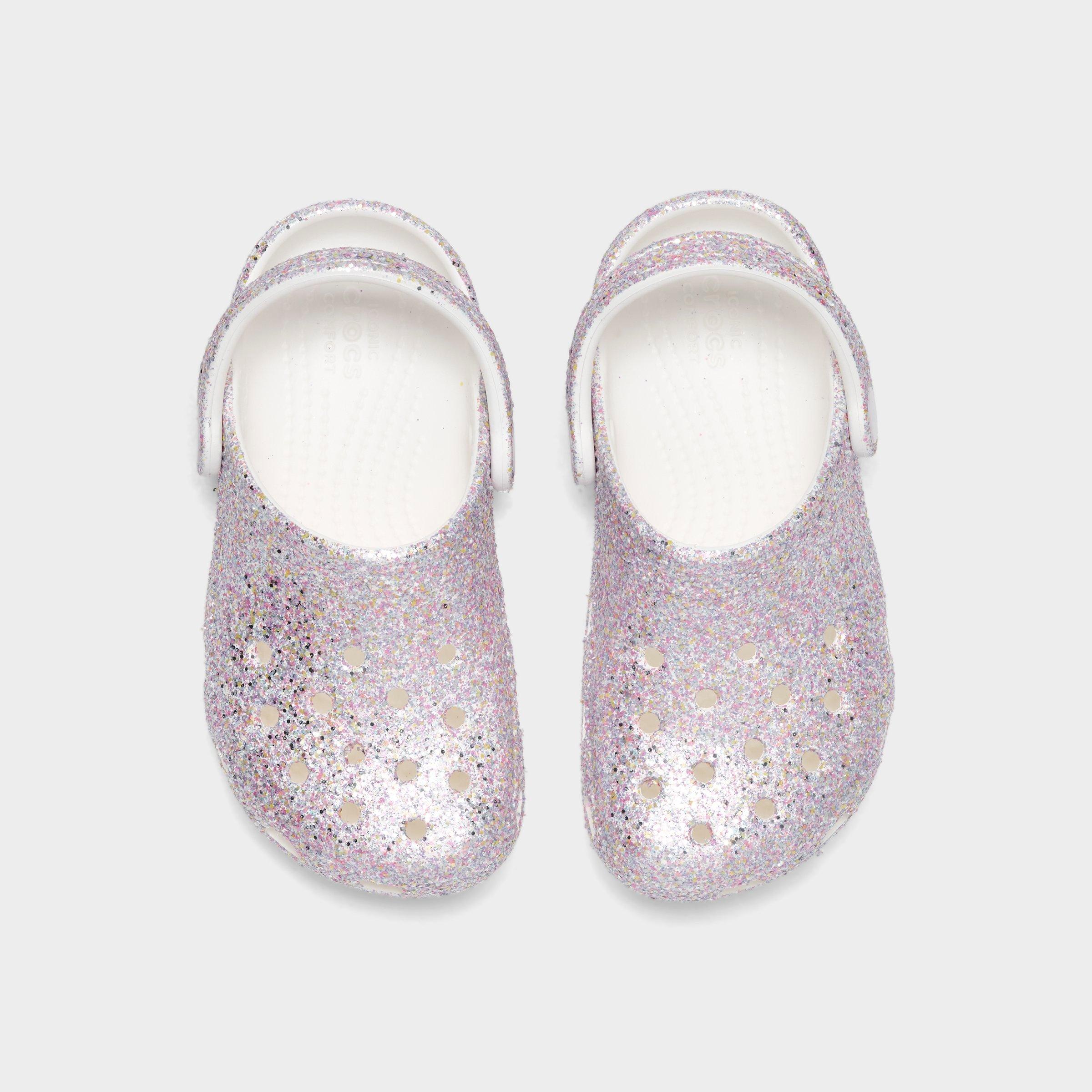 Girls' Toddler Crocs Classic Glitter Clog Shoes