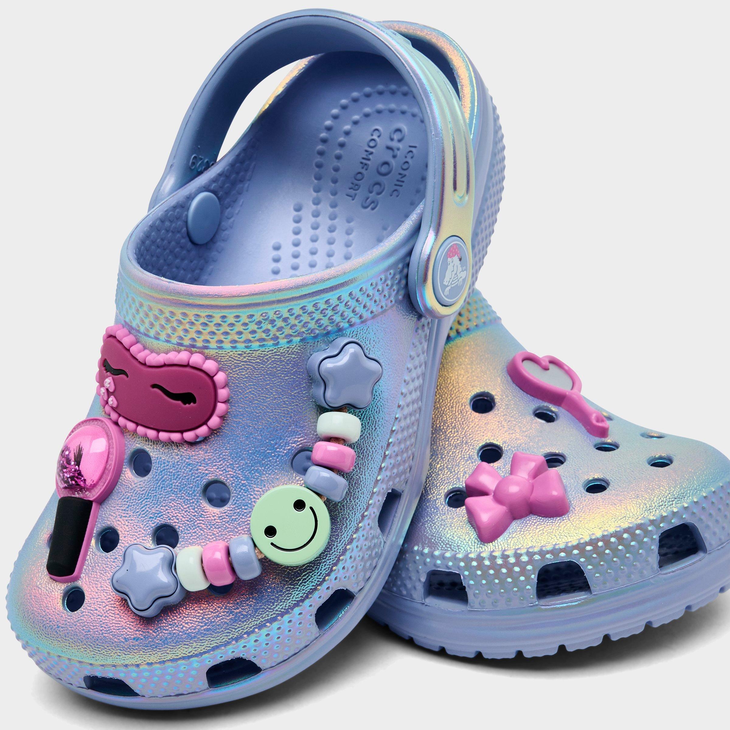 Girls' Toddler Crocs Sleepover Party Classic Clog Shoes