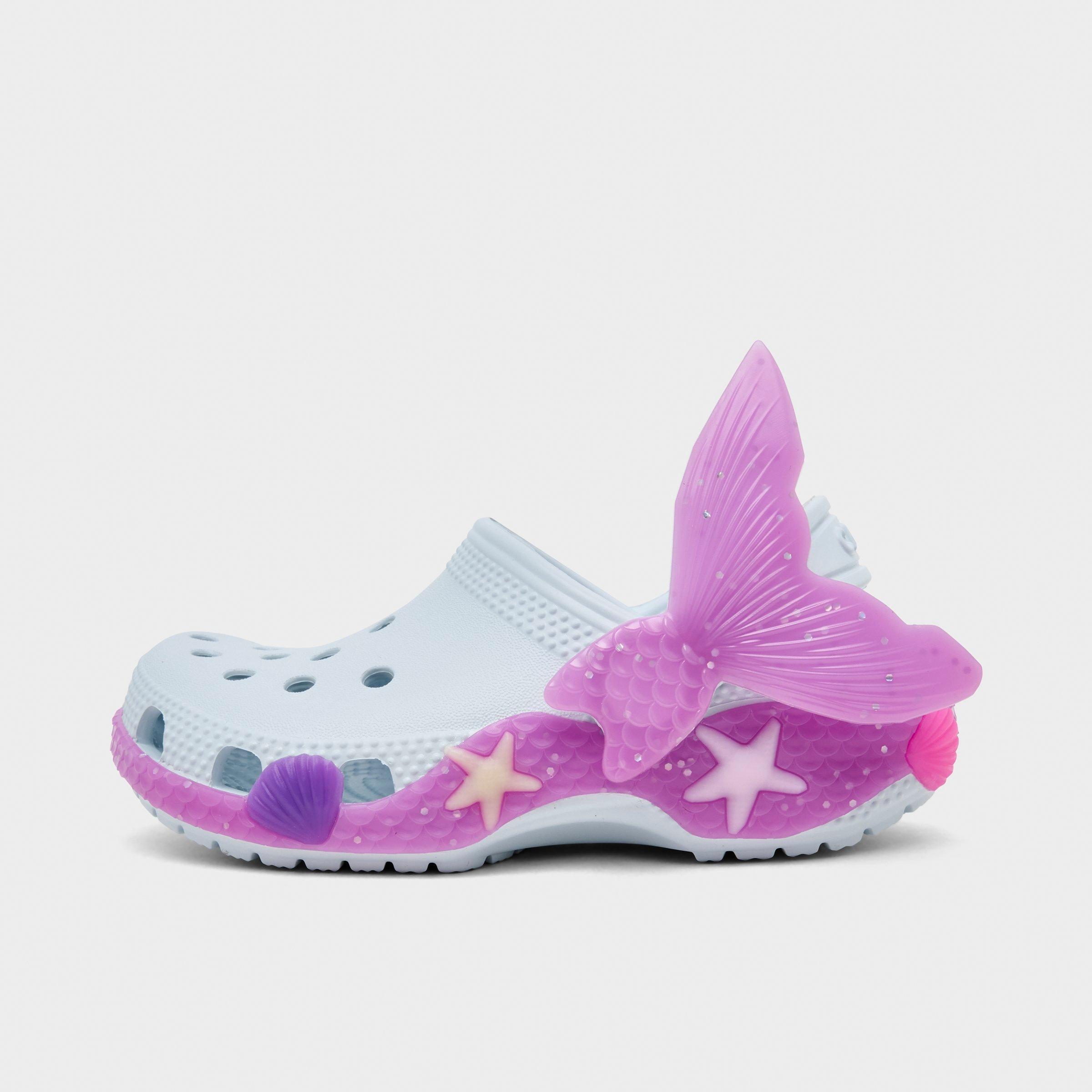 Girls' Toddler Crocs IAM Color Change Mermaid Classic Clog Shoes
