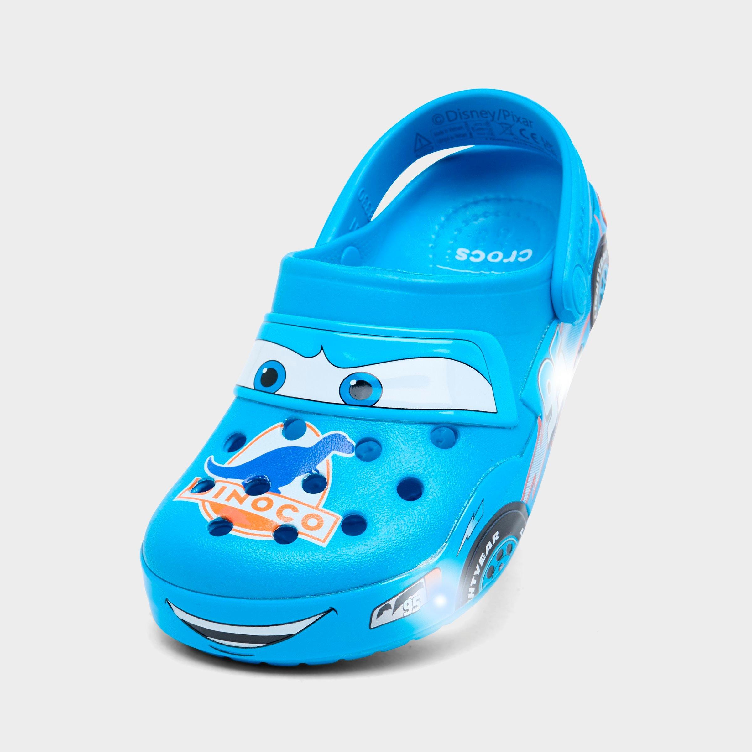 Kids' Toddler Crocs x Cars Dinoco Lightning McQueen Classic Clog Shoes