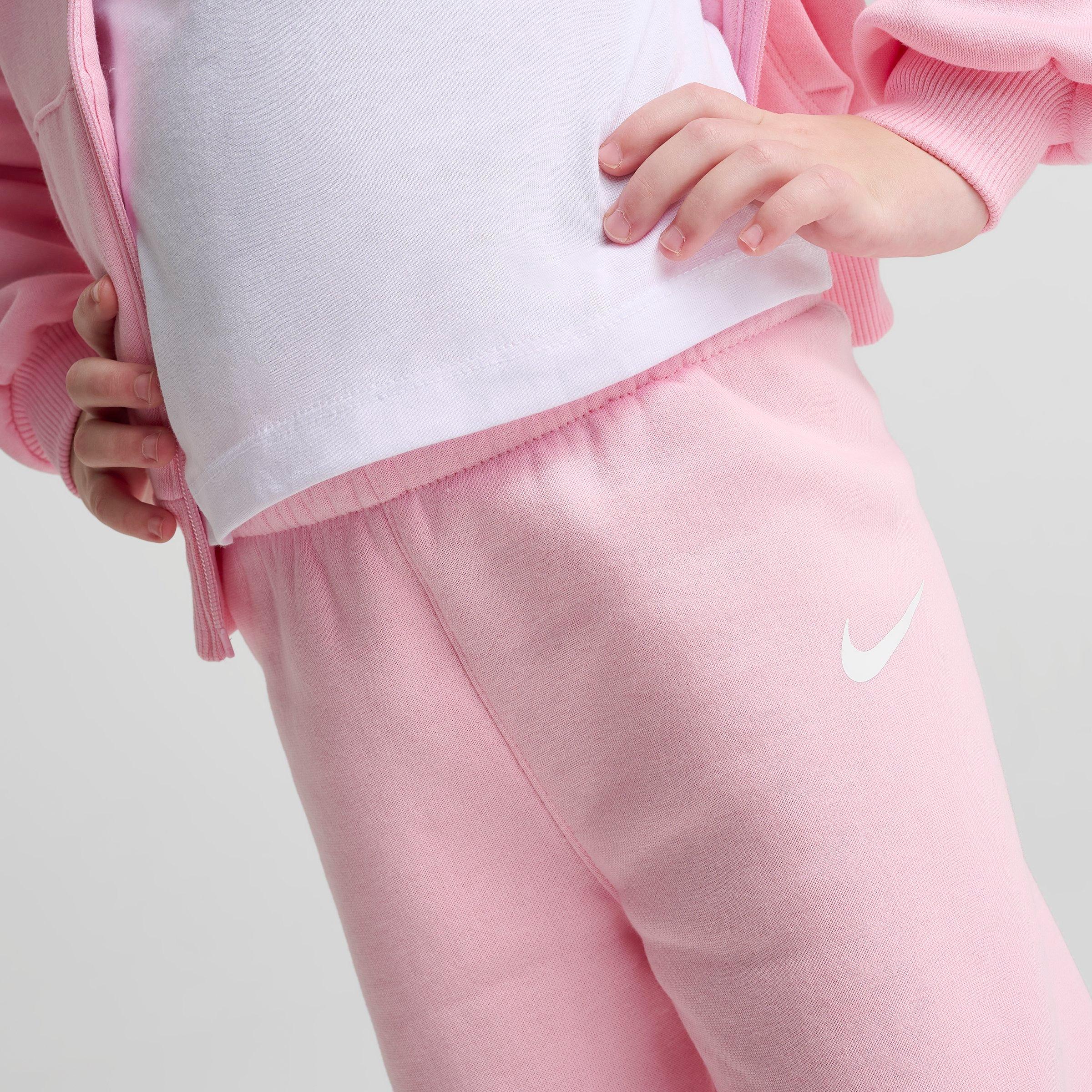 Girls' Toddler Nike Full-Zip Hoodie and Wide Leg Sweatpants Set