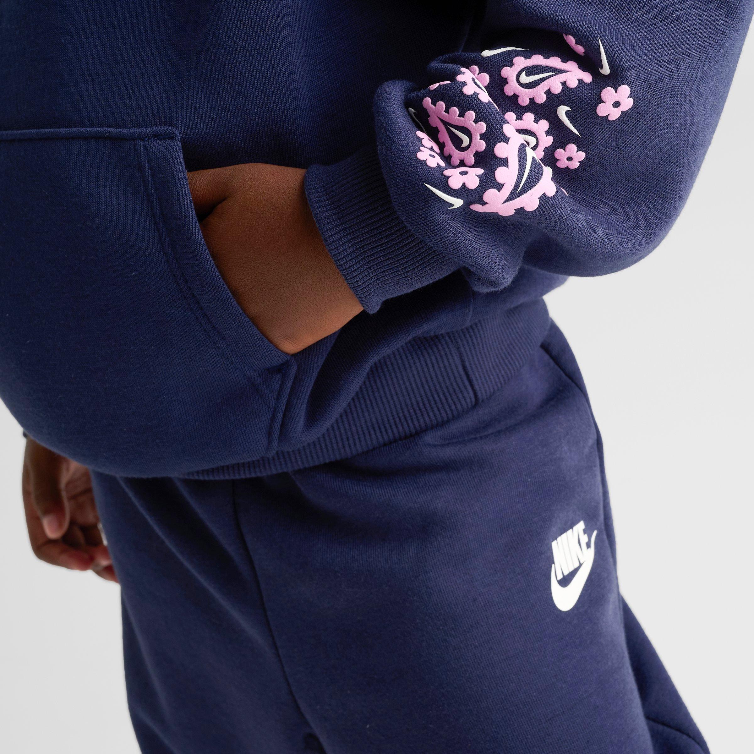 Girls' Toddler Nike Paisley Pullover Hoodie and Jogger Pants Set