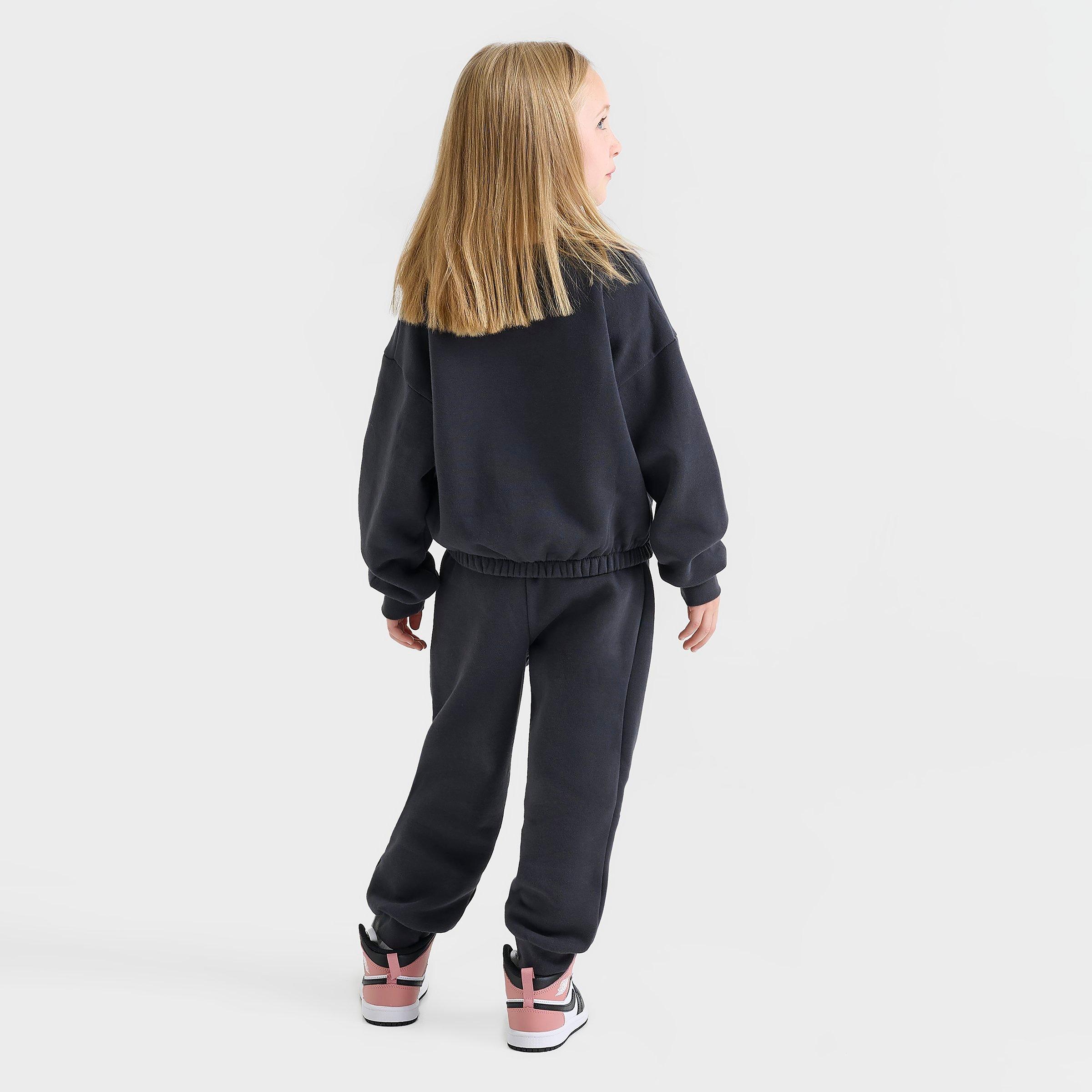 Girls' Infant Jordan Bubble Crewneck Sweatshirt and Jogger Pants Set