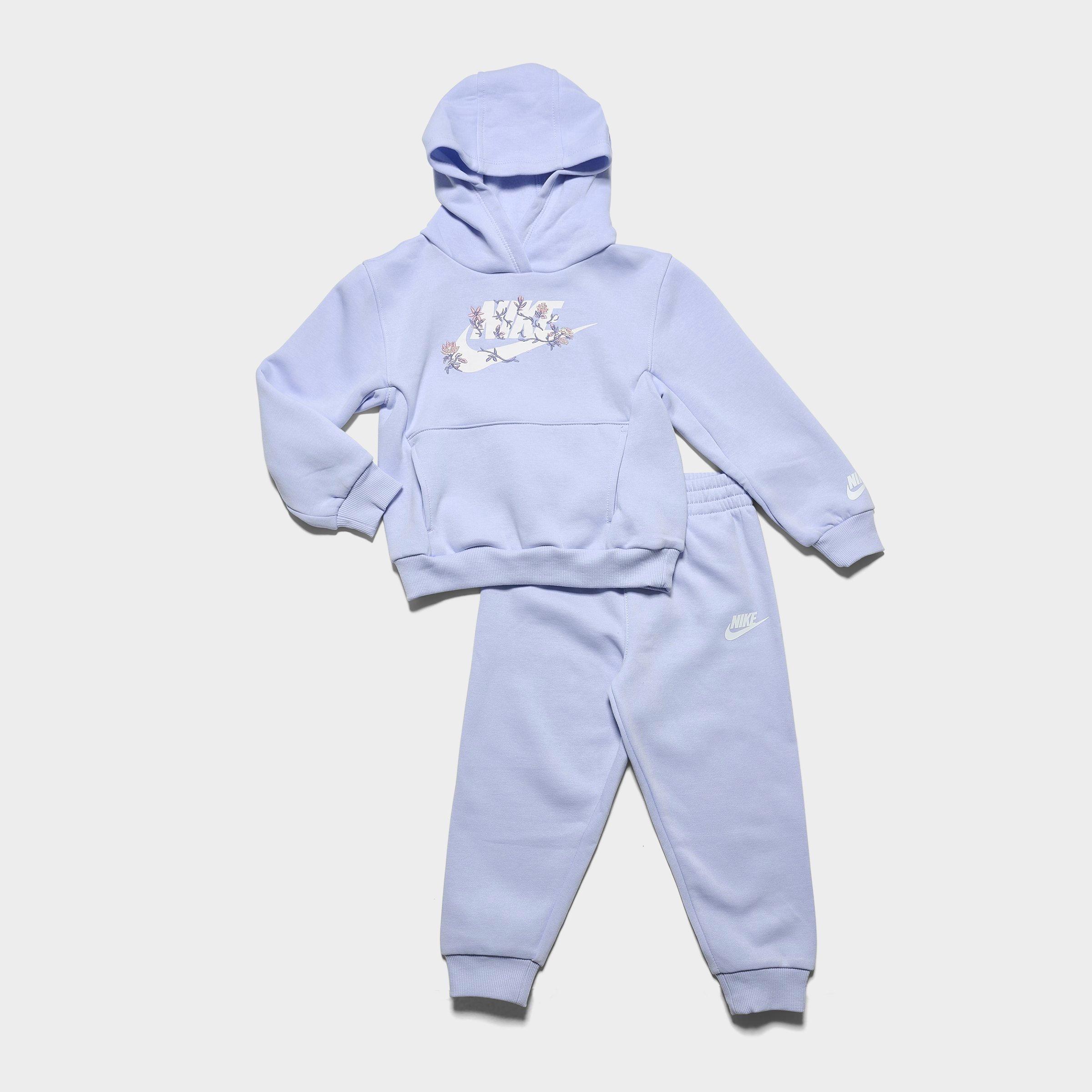 Girls' Little Kids' Nike Floral Futura Hoodie and Joggers Set